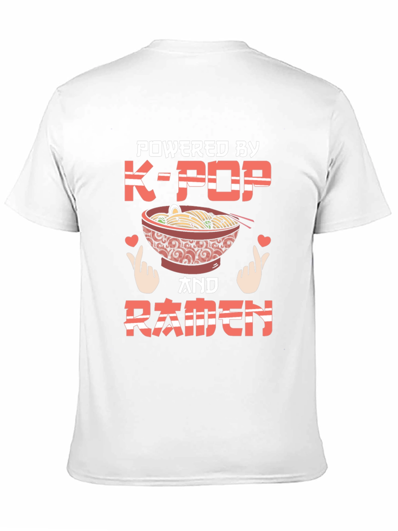 K-Pop & Ramen T-Shirt - Powered By Tee