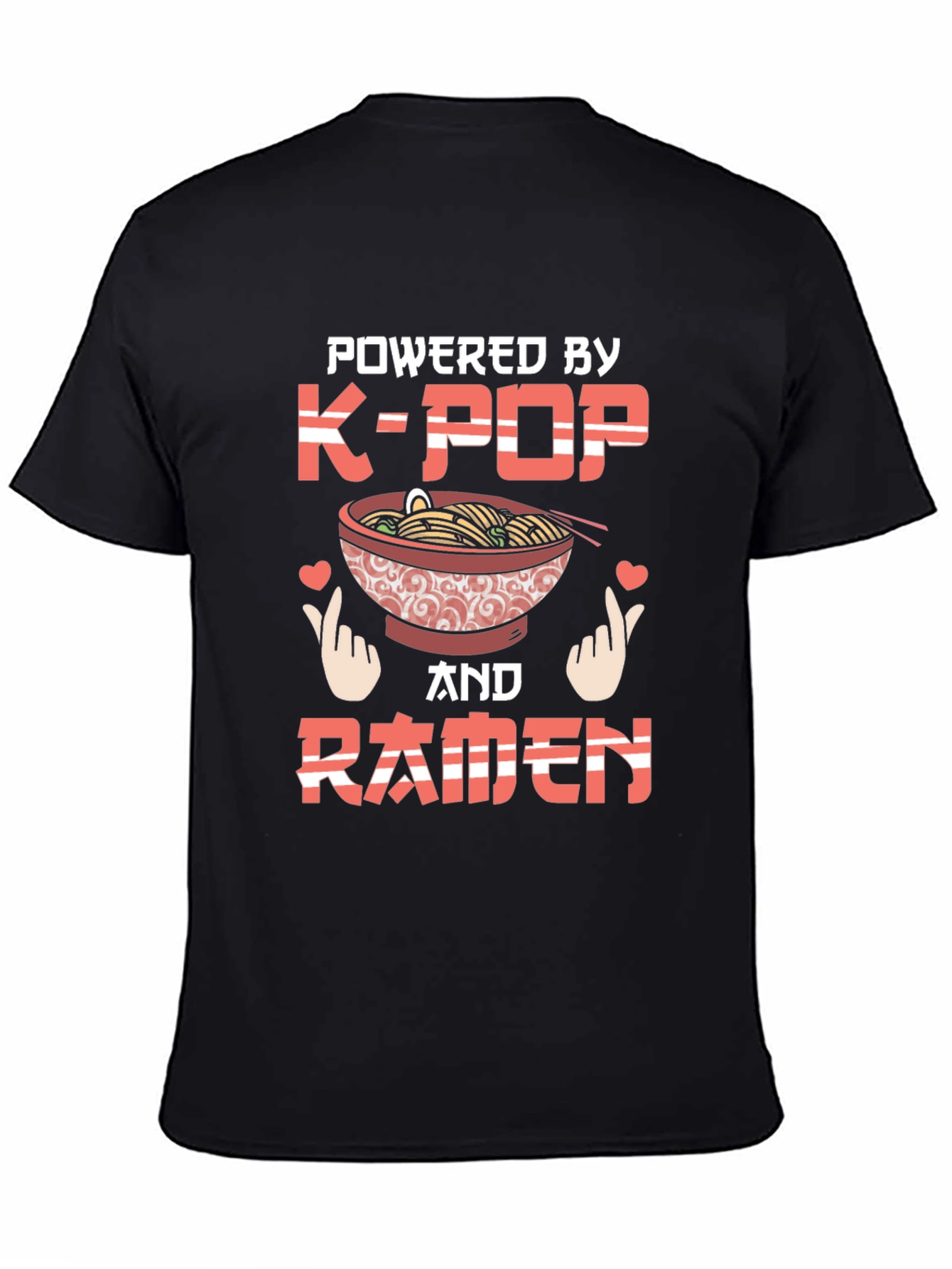 K-Pop & Ramen T-Shirt - Powered By Tee