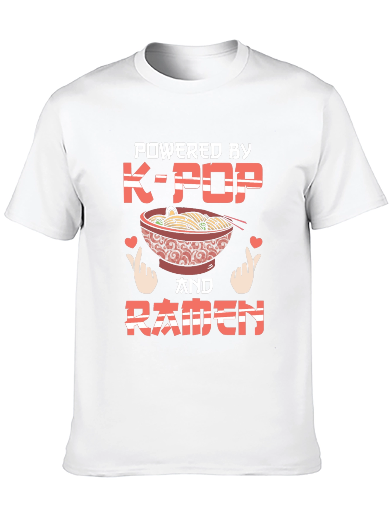 K-Pop & Ramen T-Shirt - Powered By Tee