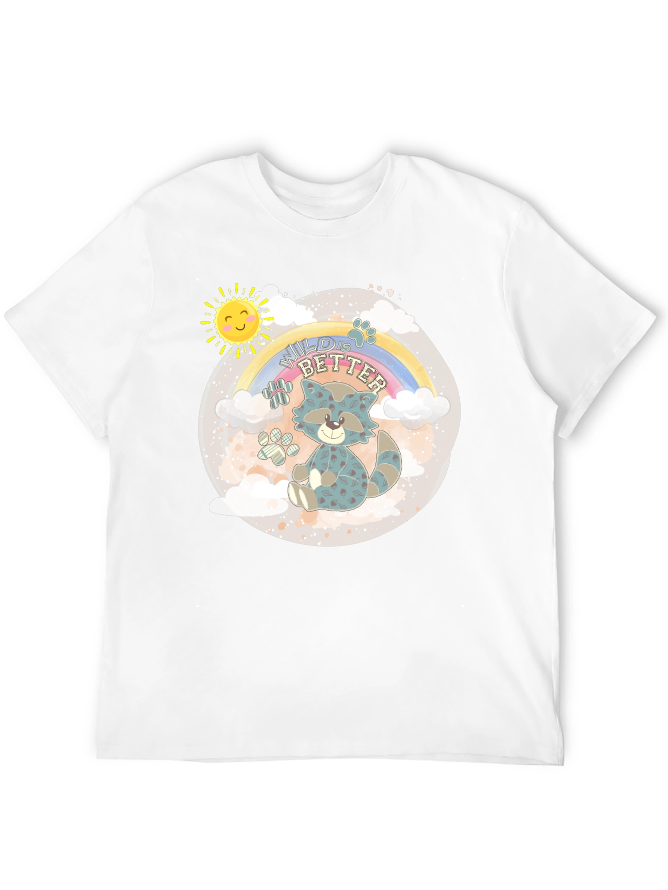 Wild is Better Raccoon Graphic T-Shirt