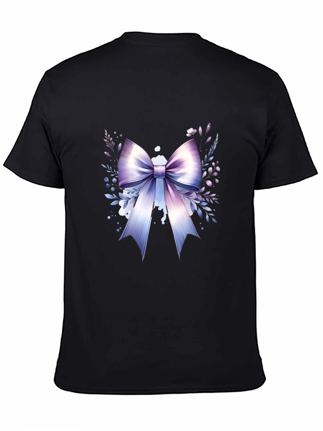 Elegant Bow Graphic T-Shirt - Stylish Casual Wear