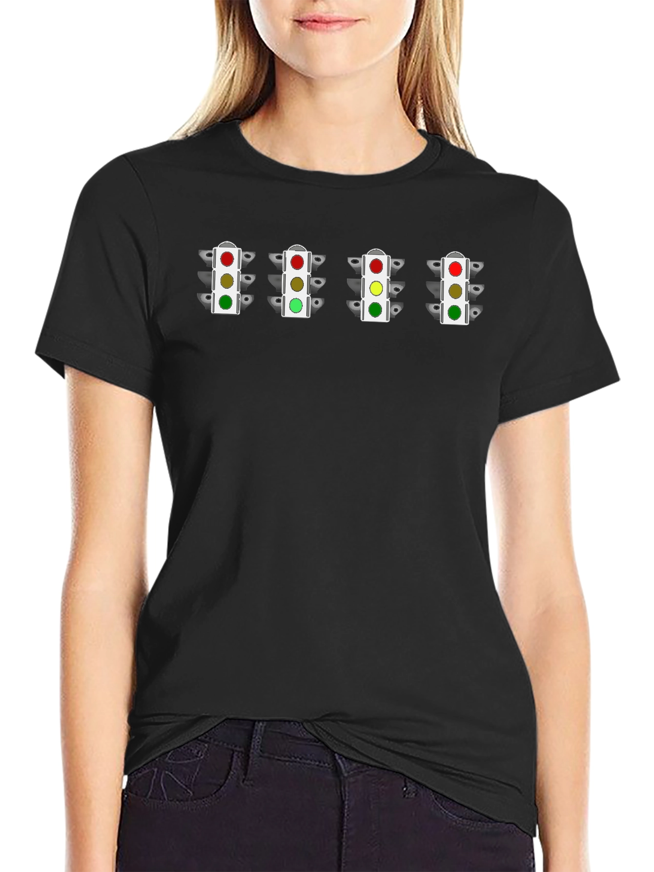 Traffic Light T-Shirt - Stay Visible & Stylish!