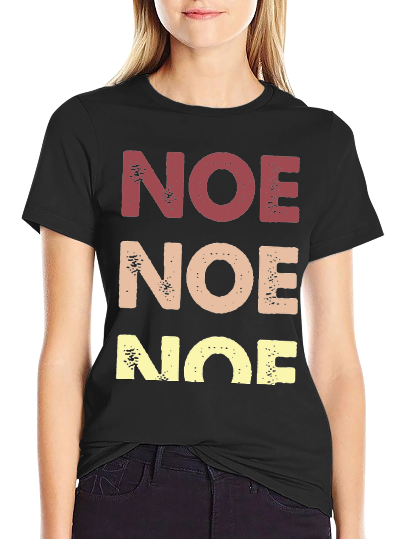 Retro NOE Graphic Tee - Soft Cotton Blend