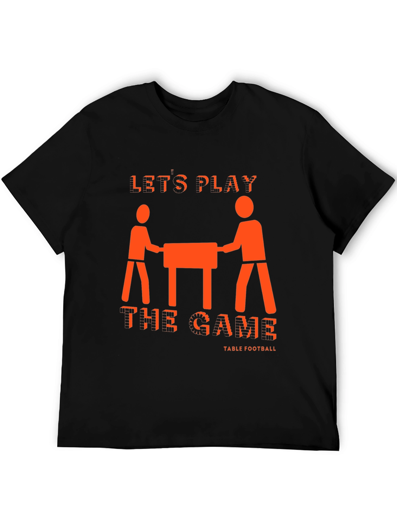 Lets Play Table Football Graphic Tee