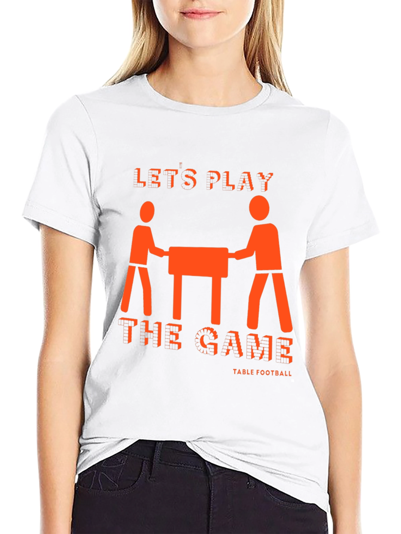Lets Play Table Football Graphic Tee