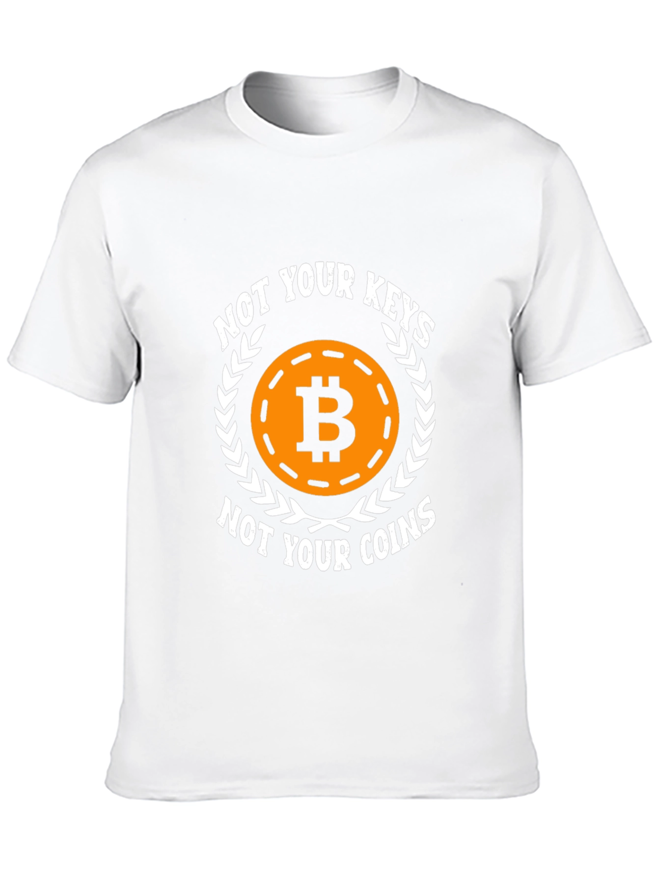 Bitcoin Keys Coins Graphic T-Shirt
