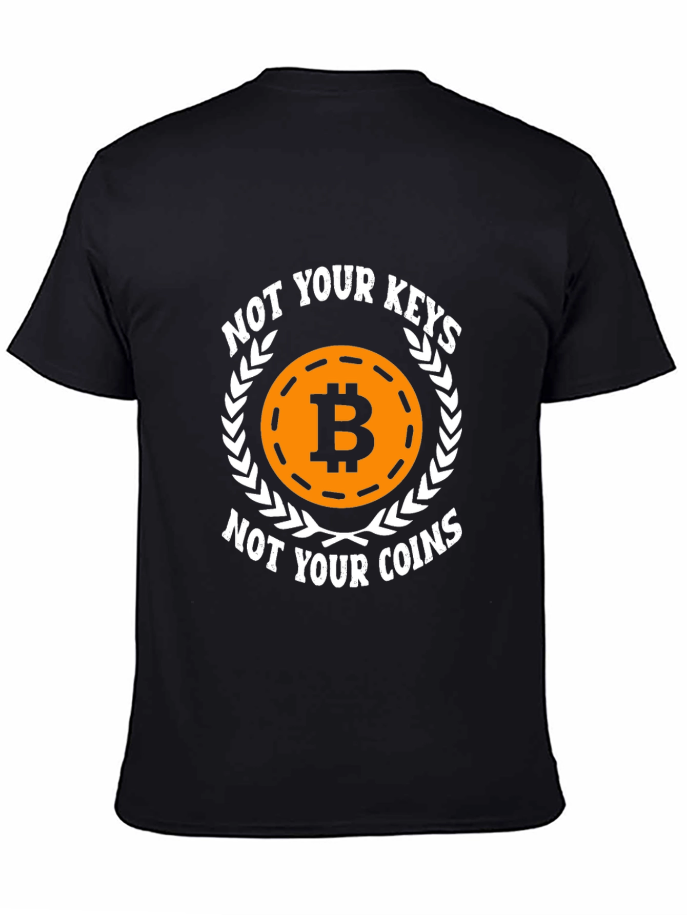 Bitcoin Keys Coins Graphic T-Shirt