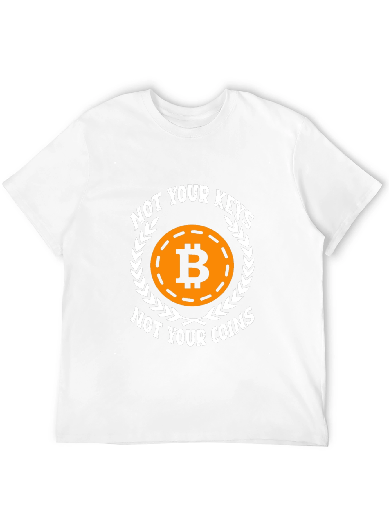Bitcoin Keys Coins Graphic T-Shirt
