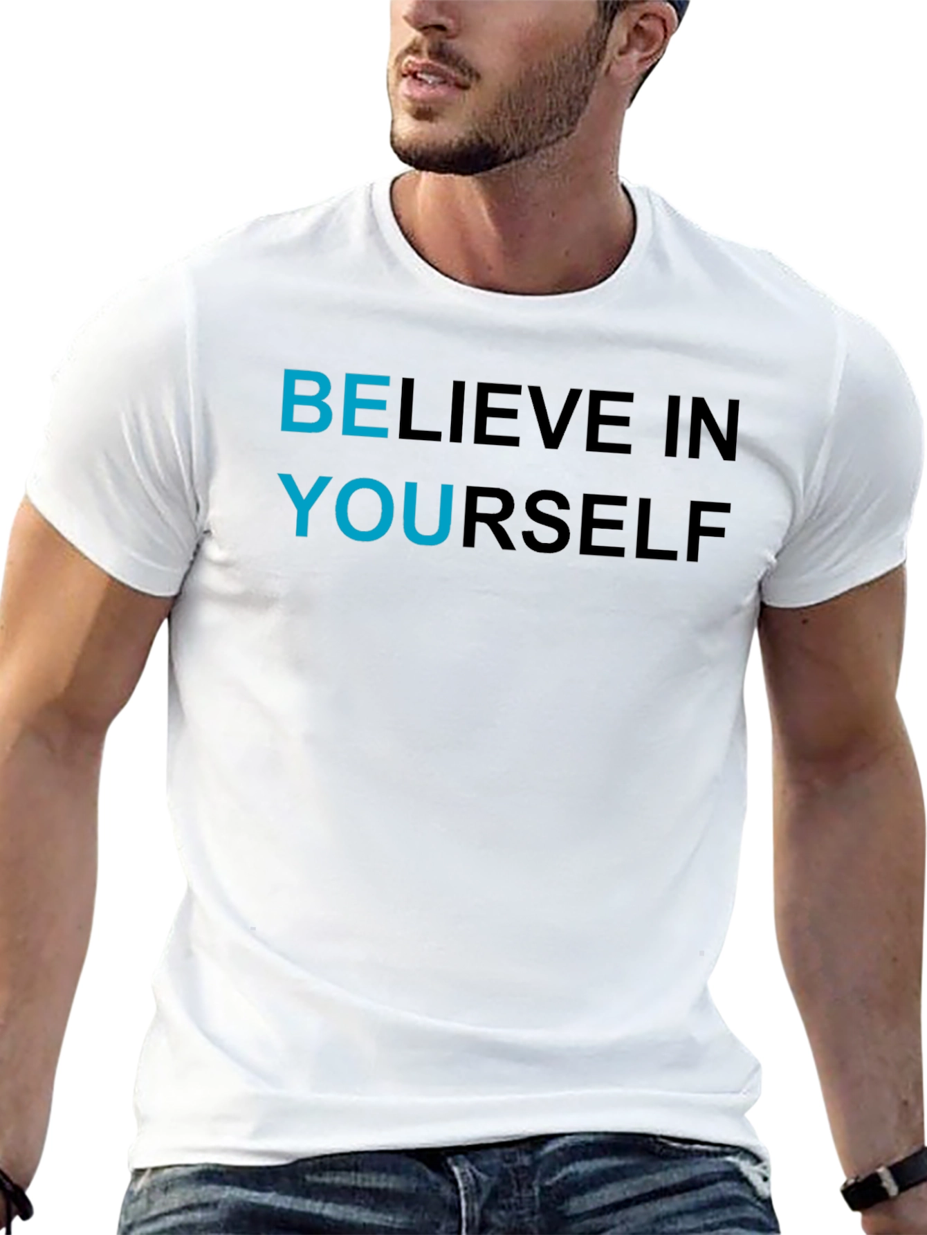 Believe In Yourself Graphic T-Shirt - Motivational Apparel