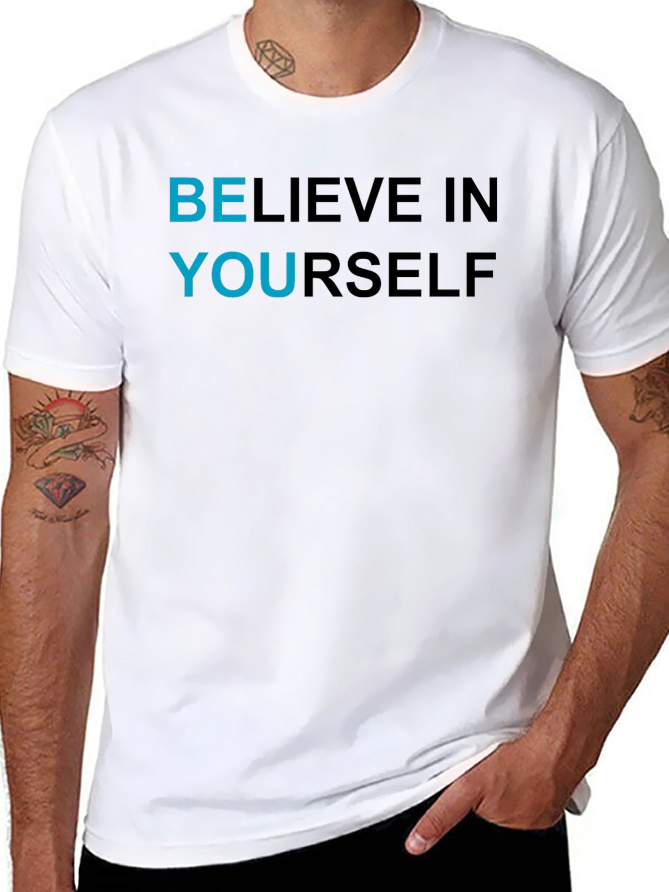 Believe In Yourself Graphic T-Shirt - Motivational Apparel