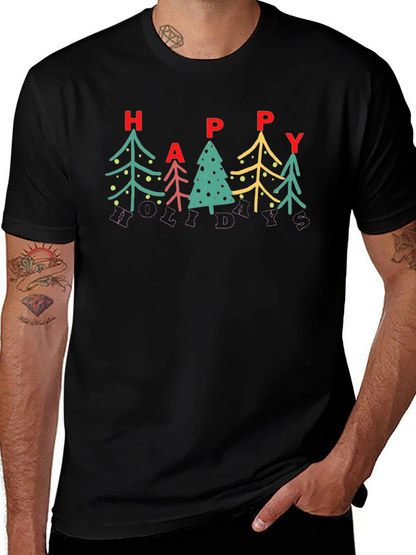 Happy Holidays Graphic T-Shirt