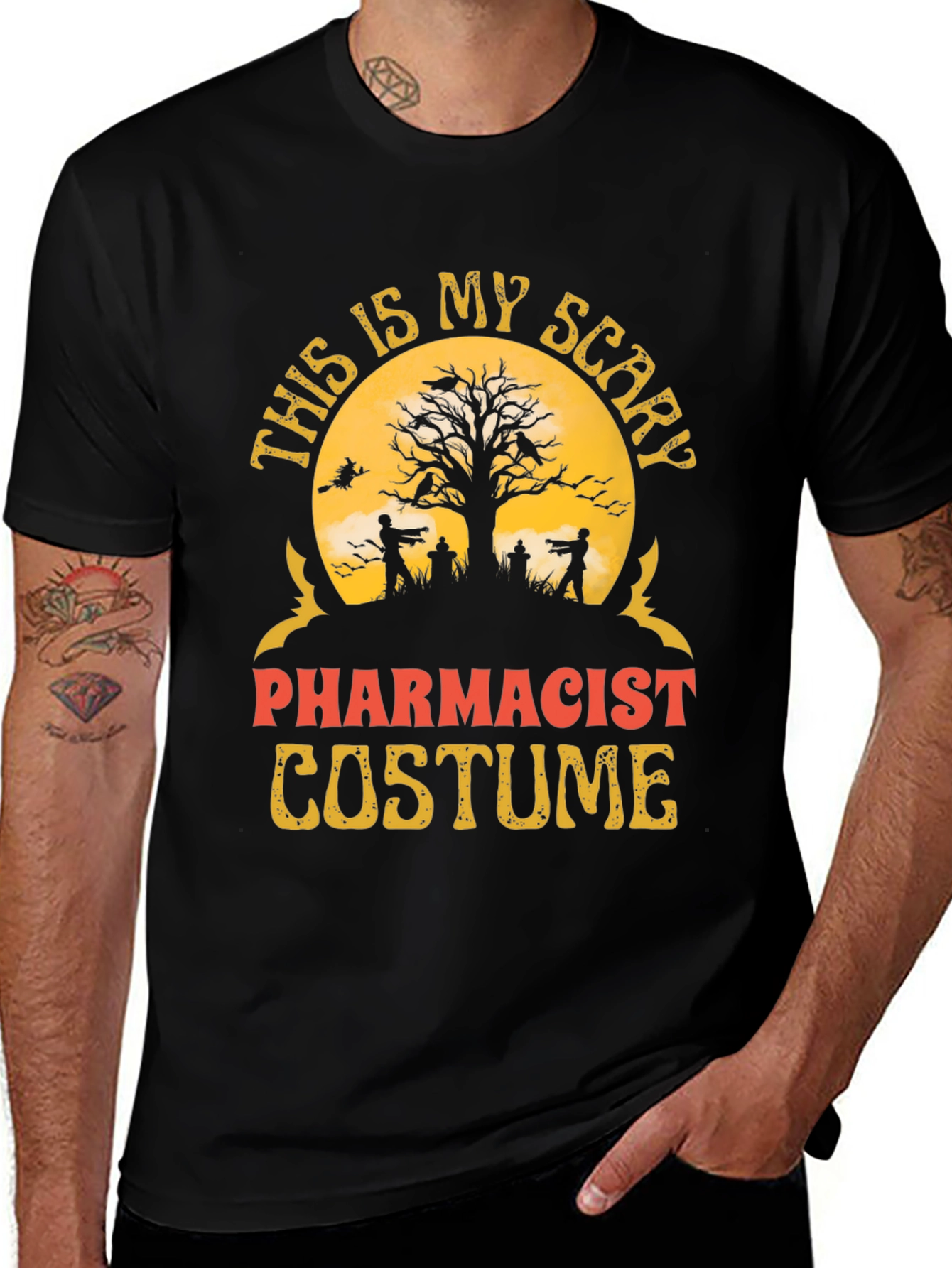 Scary Pharmacist Halloween Costume T-Shirt