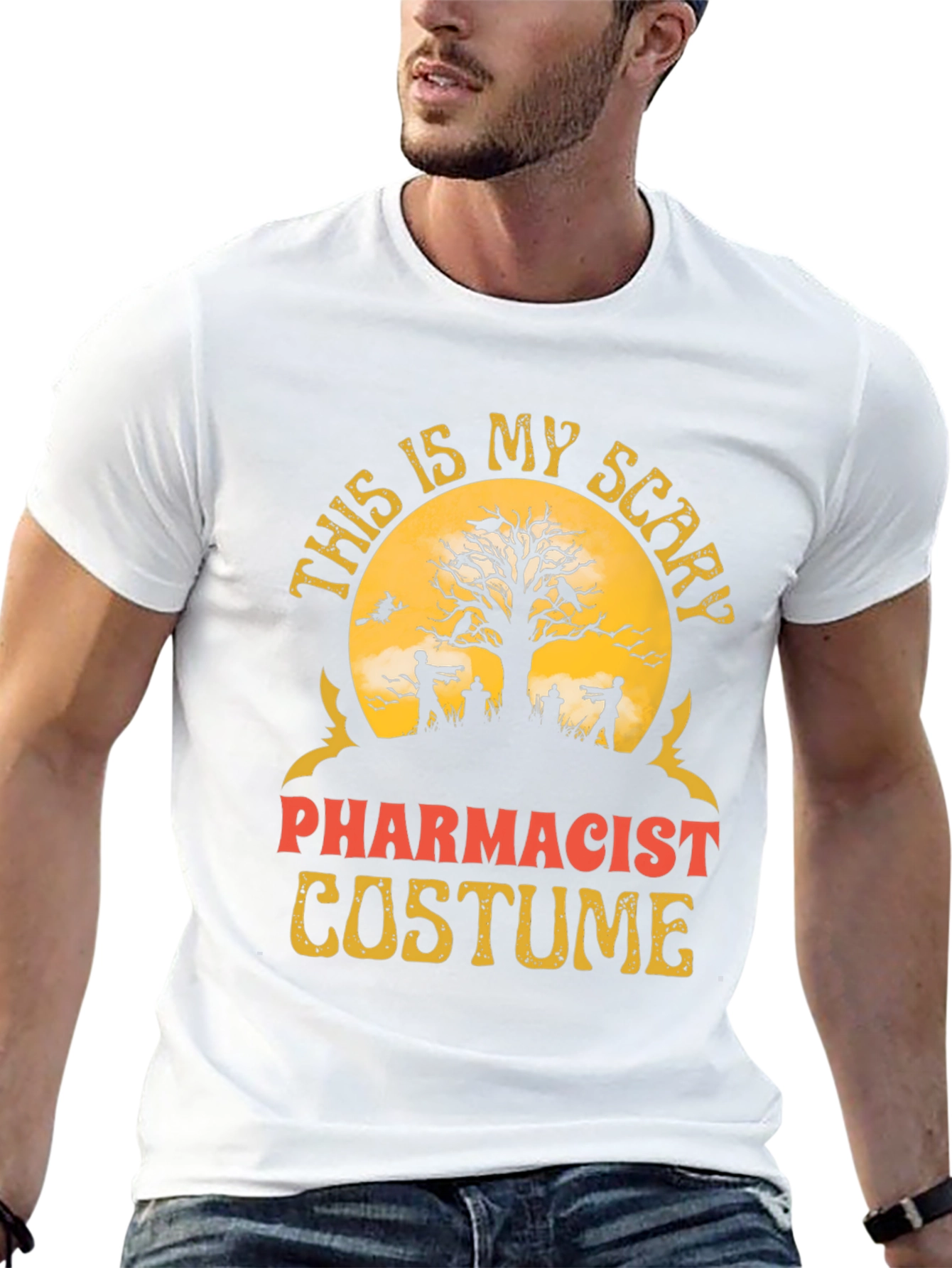 Scary Pharmacist Halloween Costume T-Shirt