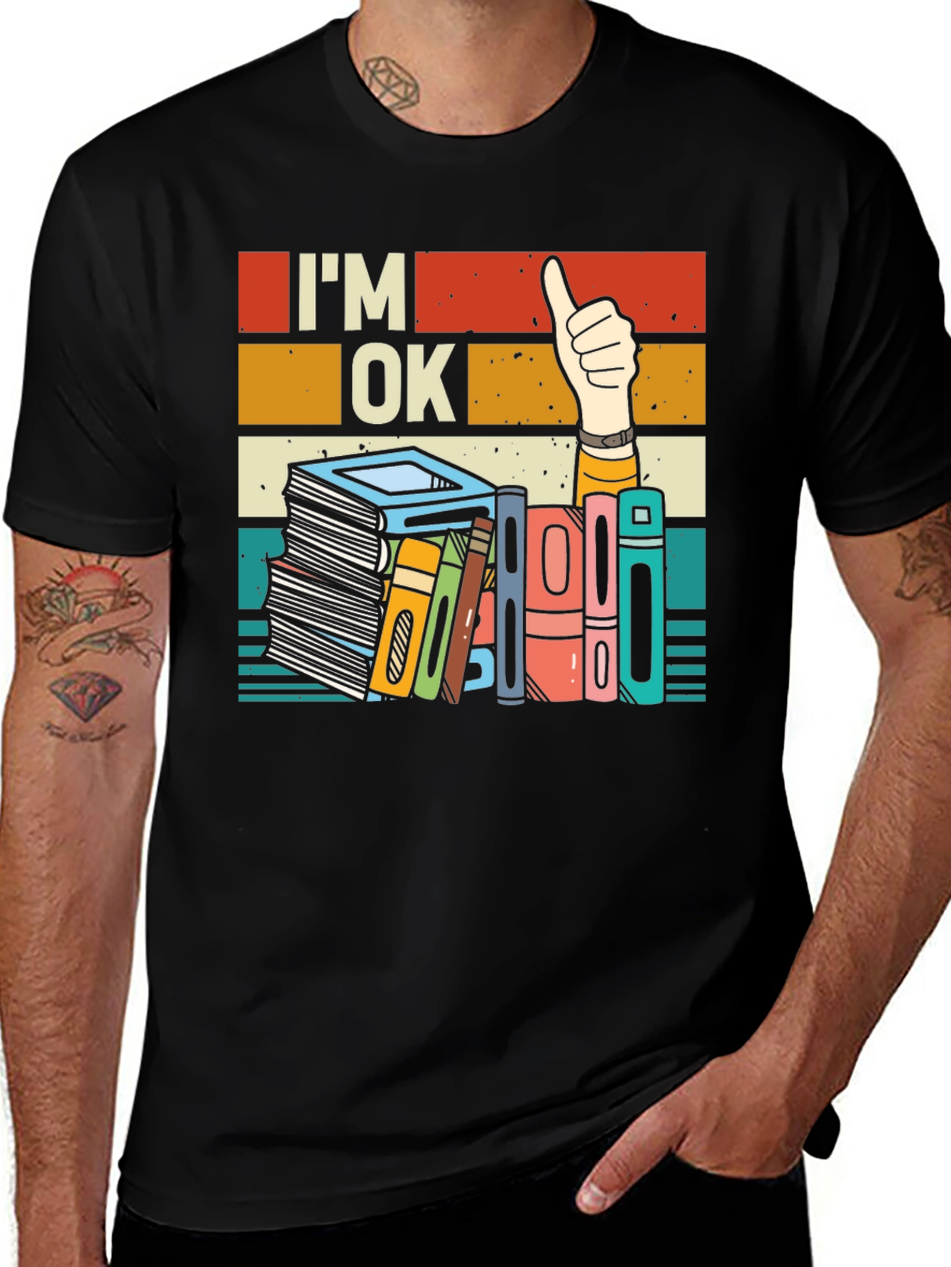 Im OK T-Shirt - Book Lover Design