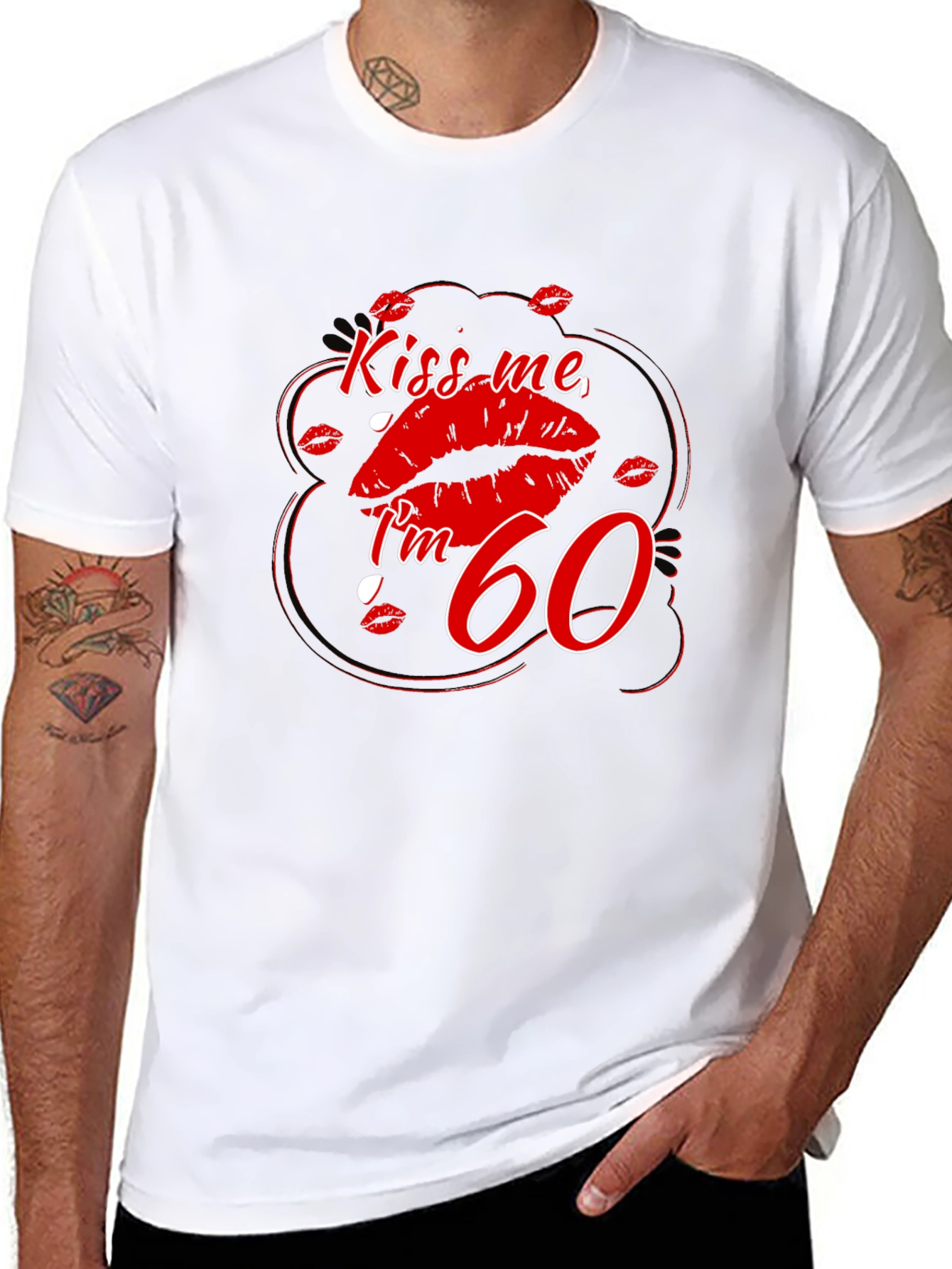 Kiss Me Im 60 T-Shirt