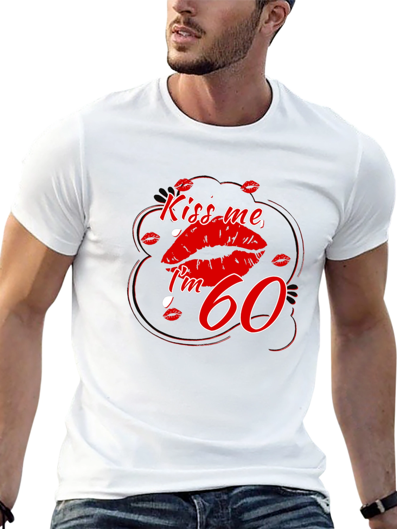 Kiss Me Im 60 T-Shirt