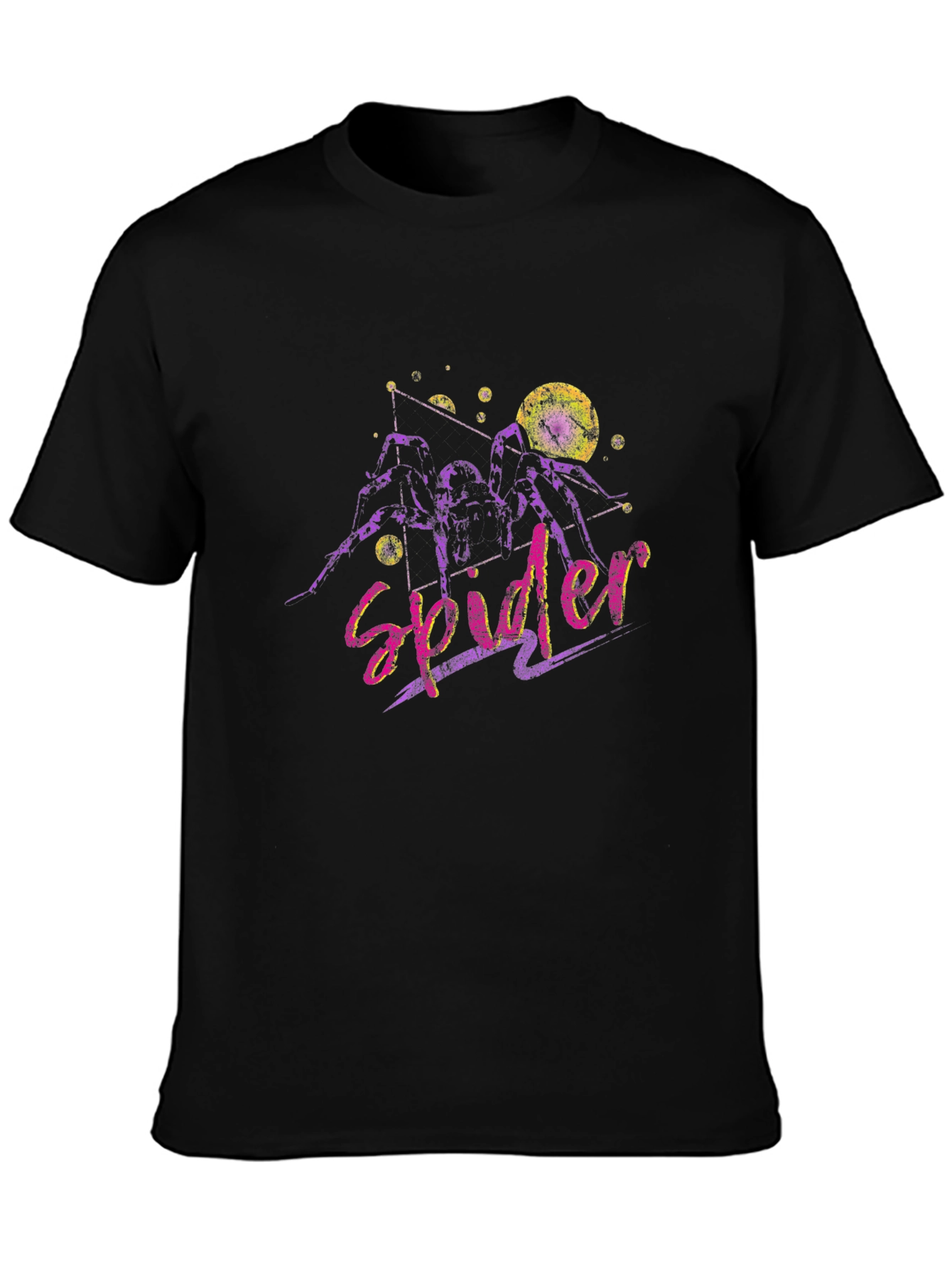 Spider Graphic Black T-Shirt