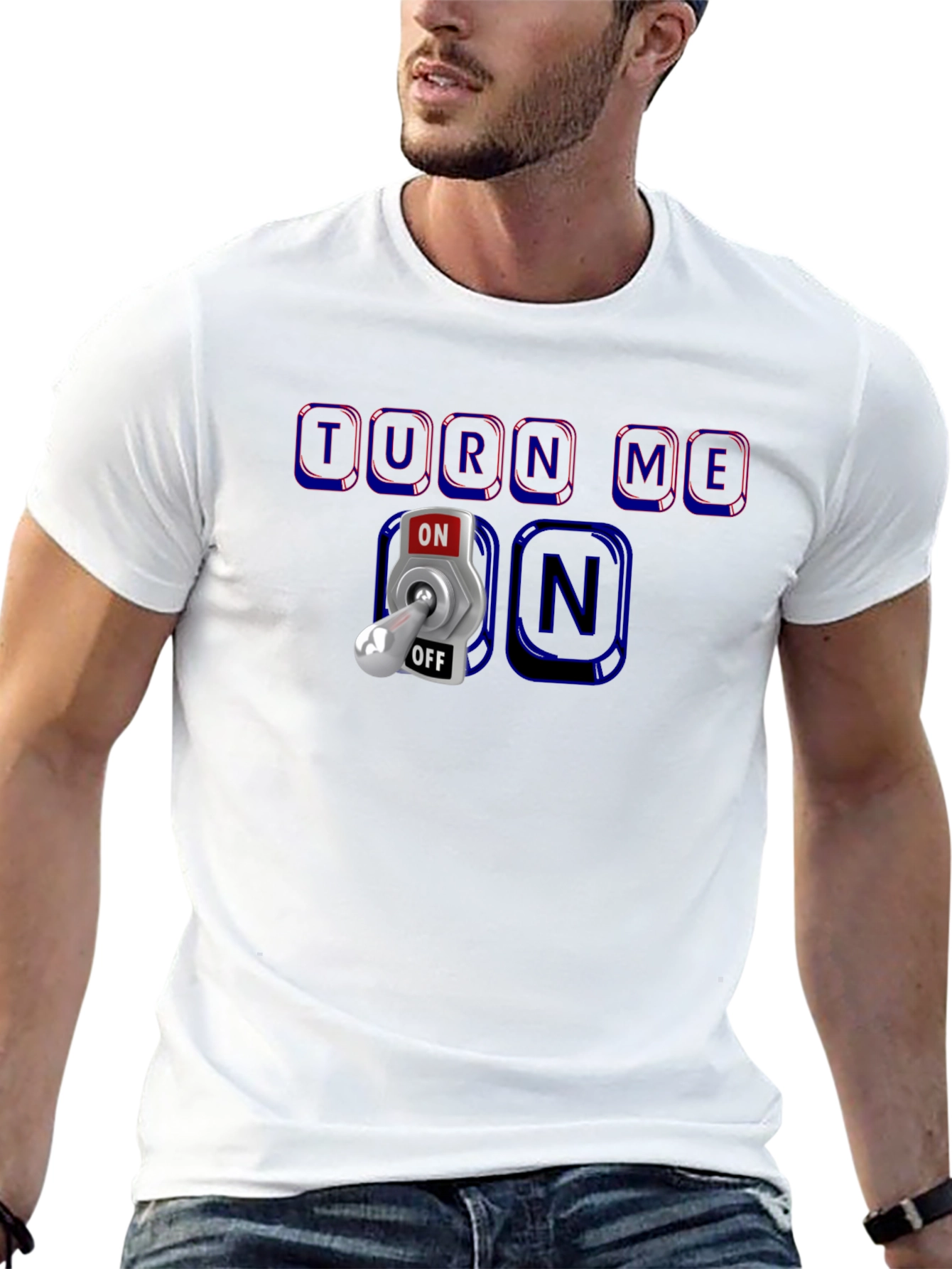 Turn Me On T-Shirt - Humorous Graphic Tee