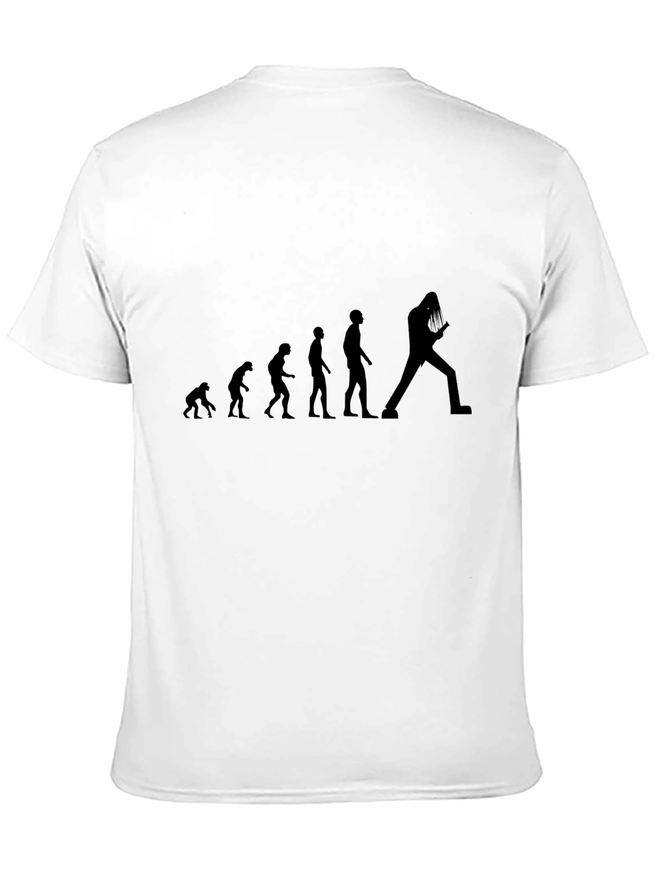Evolution of Guitarist Black T-Shirt