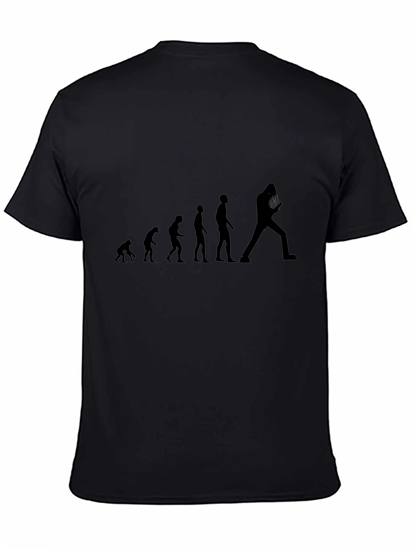 Evolution of Guitarist Black T-Shirt