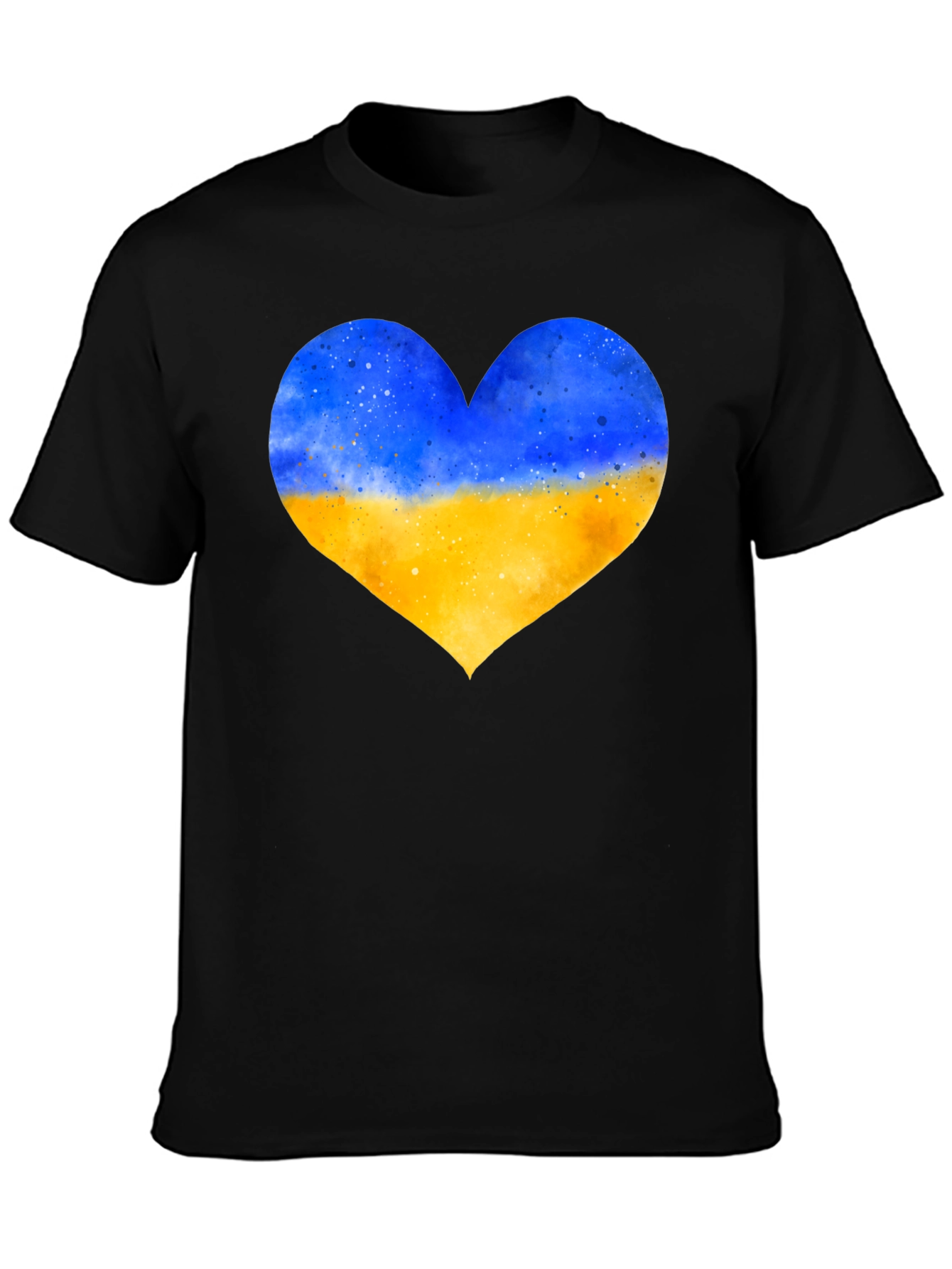 Ukraine Flag Heart T-Shirt