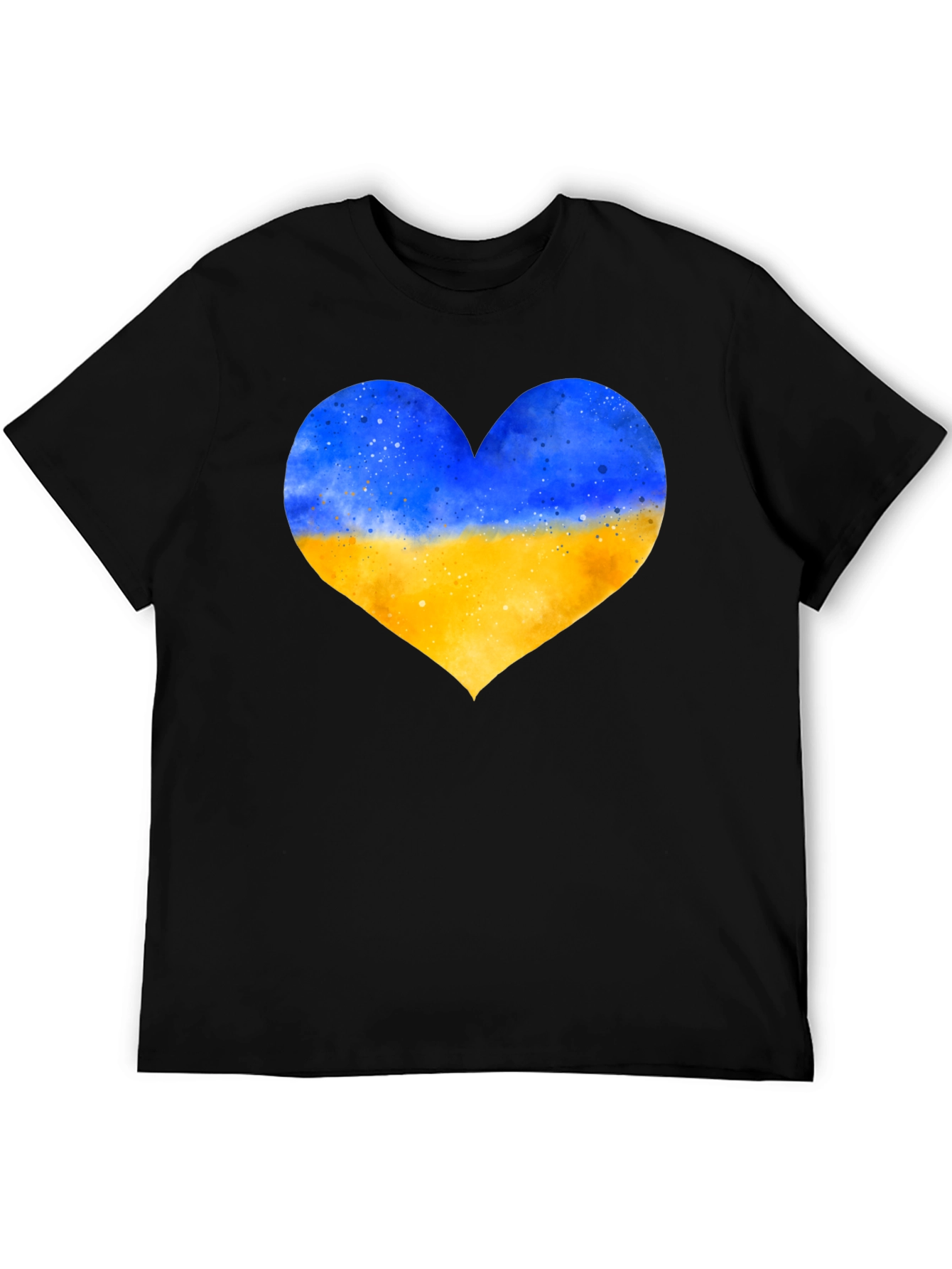 Ukraine Flag Heart T-Shirt