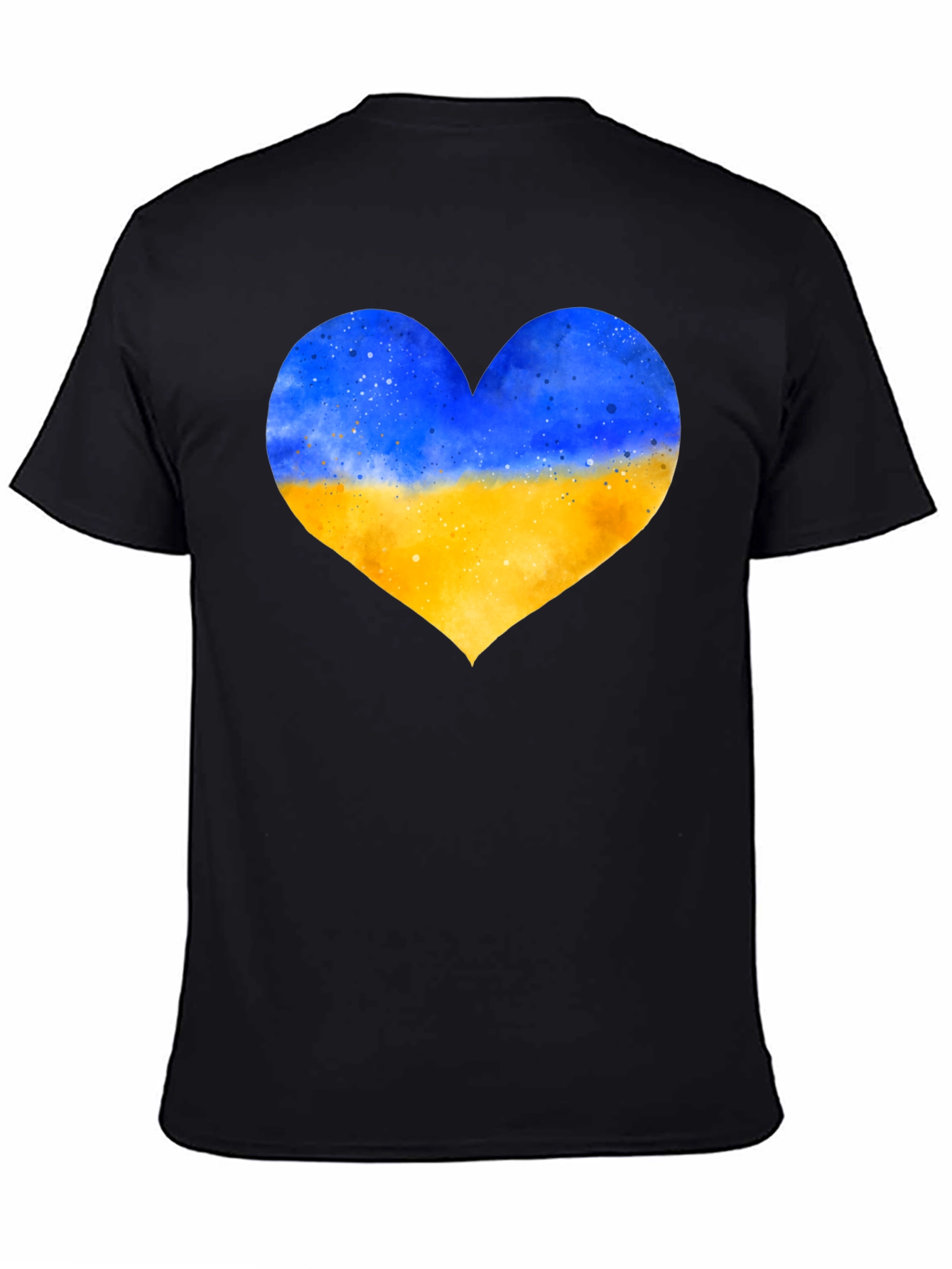Ukraine Flag Heart T-Shirt