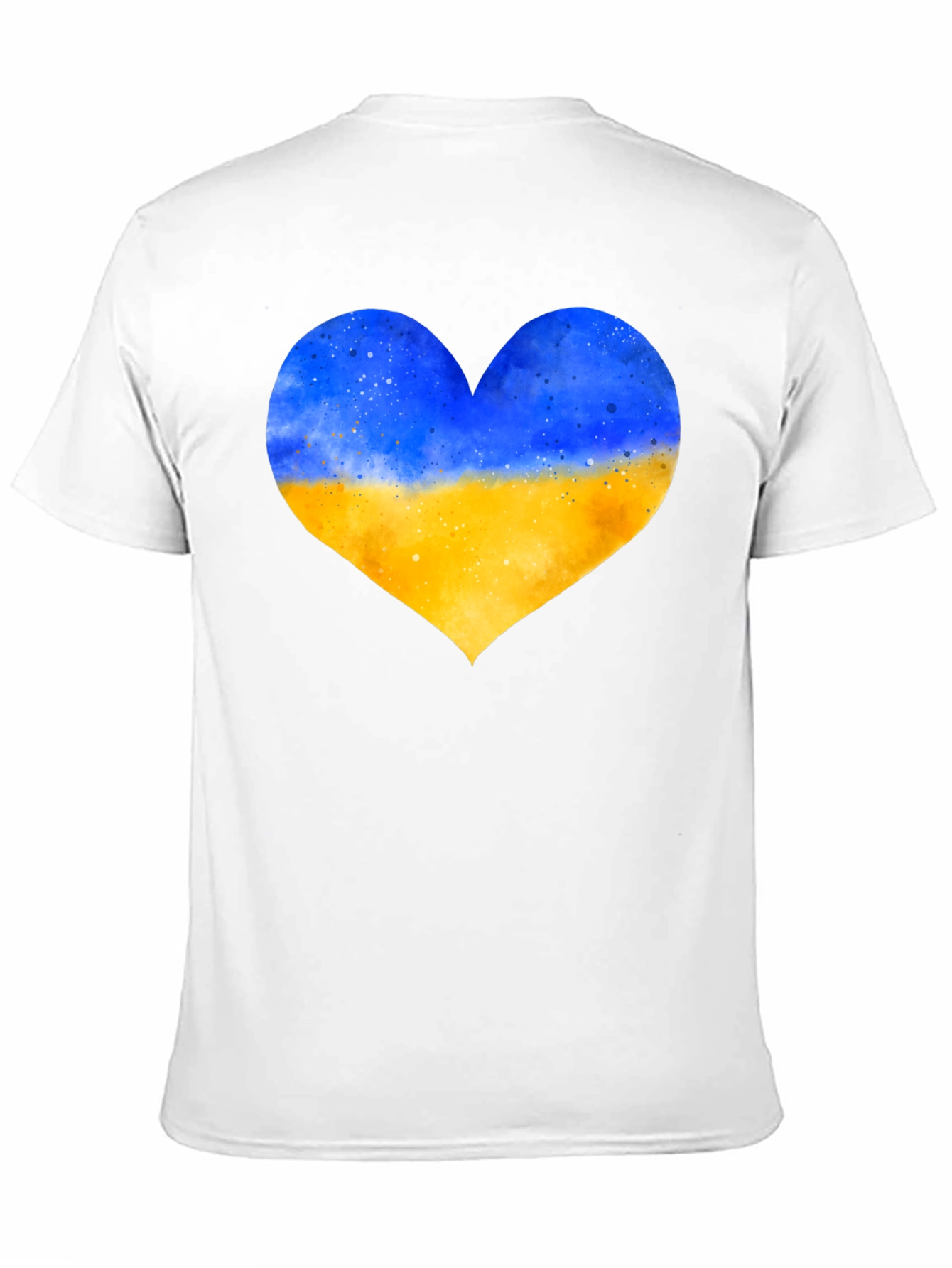 Ukraine Flag Heart T-Shirt