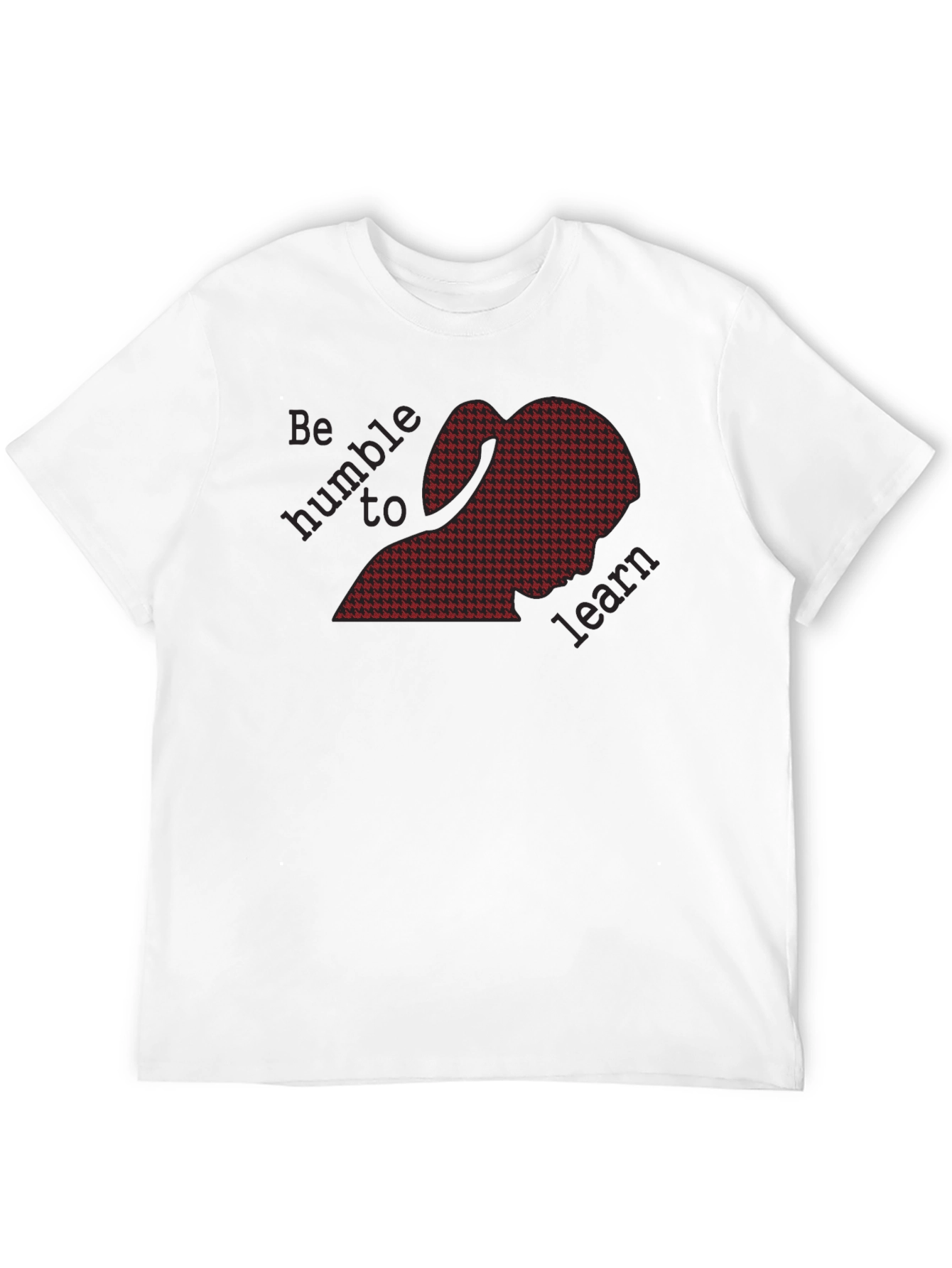 Humble To Learn Silhouette Graphic Tee - Black