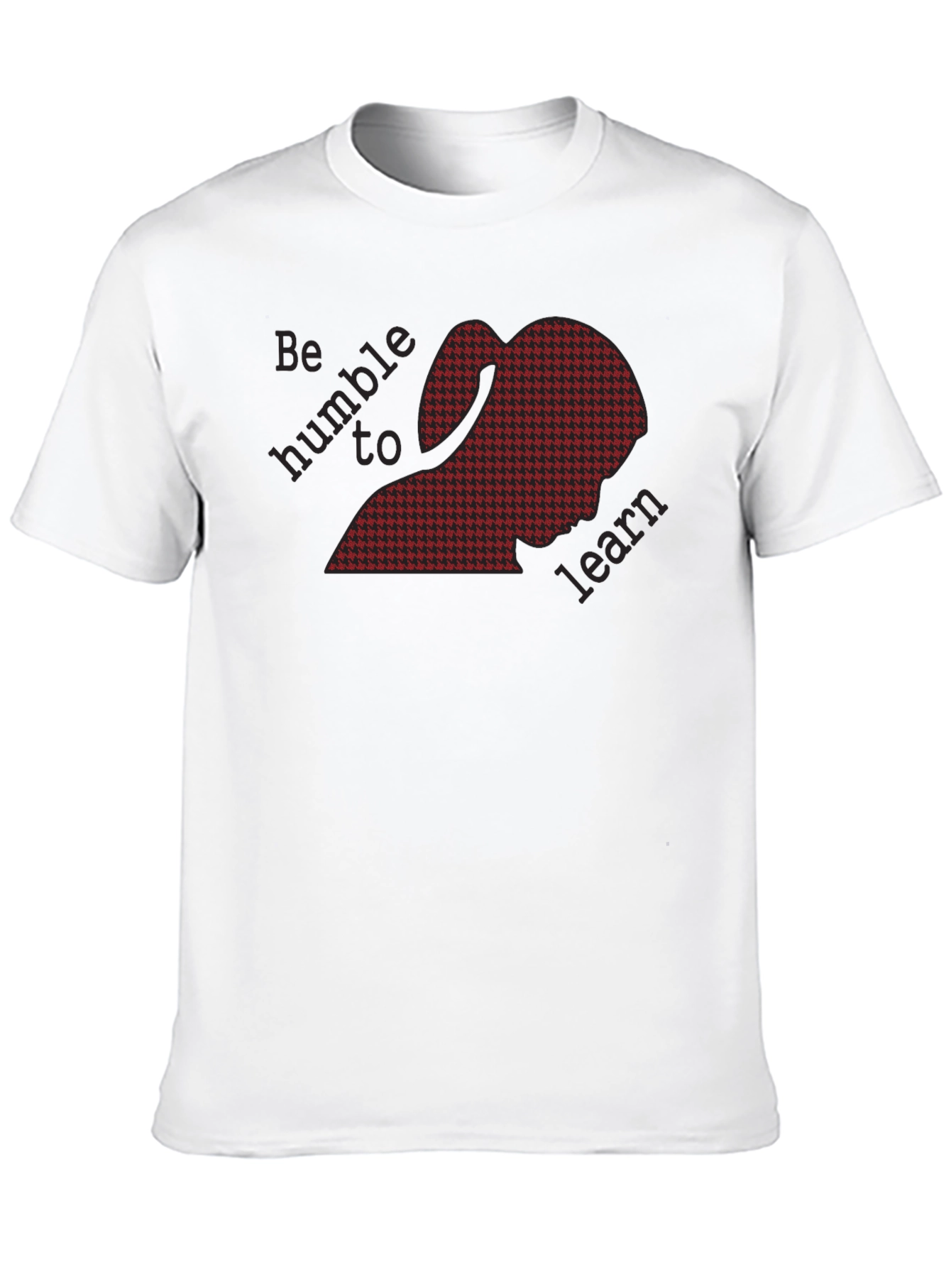 Humble To Learn Silhouette Graphic Tee - Black