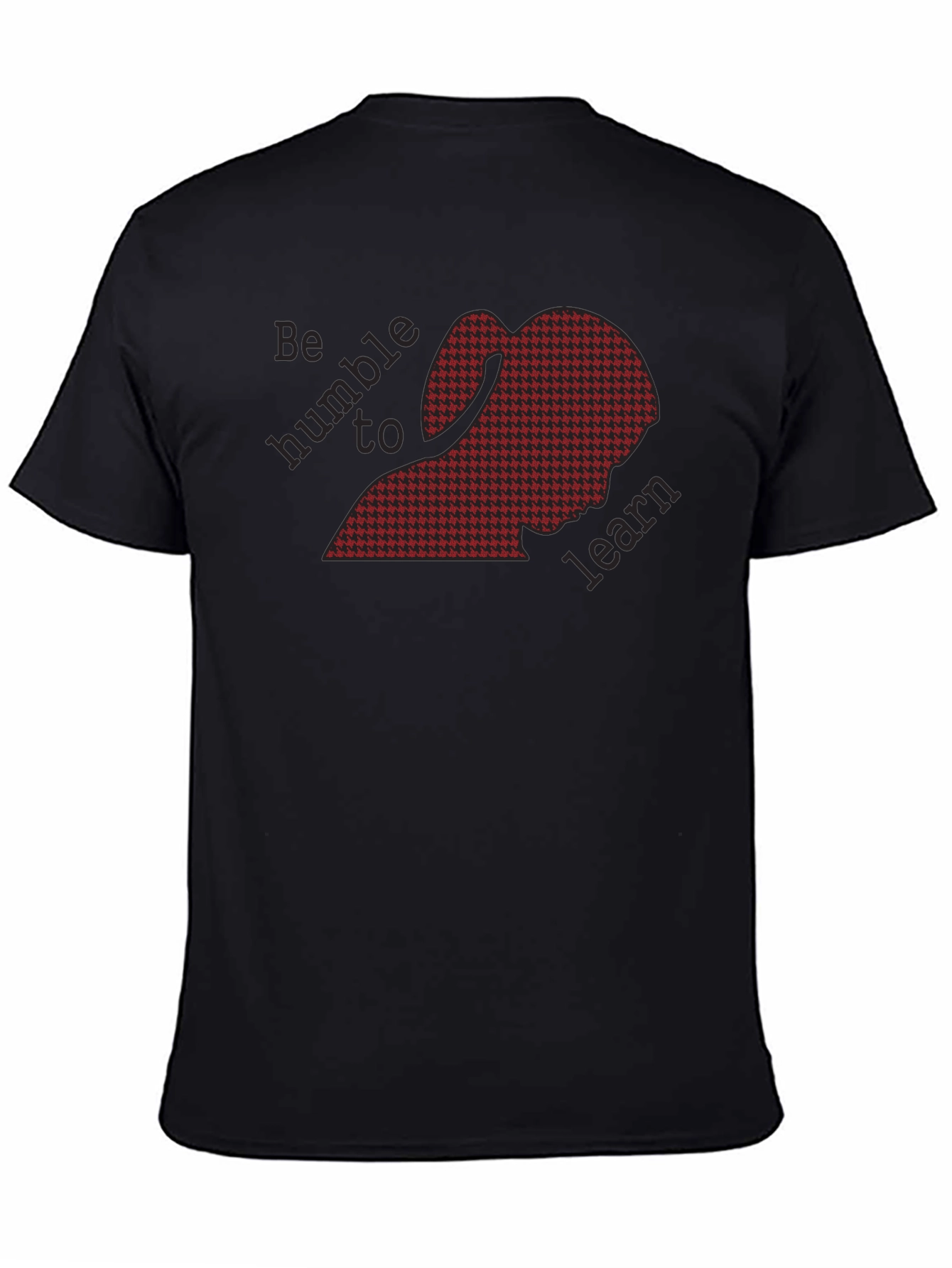 Humble To Learn Silhouette Graphic Tee - Black