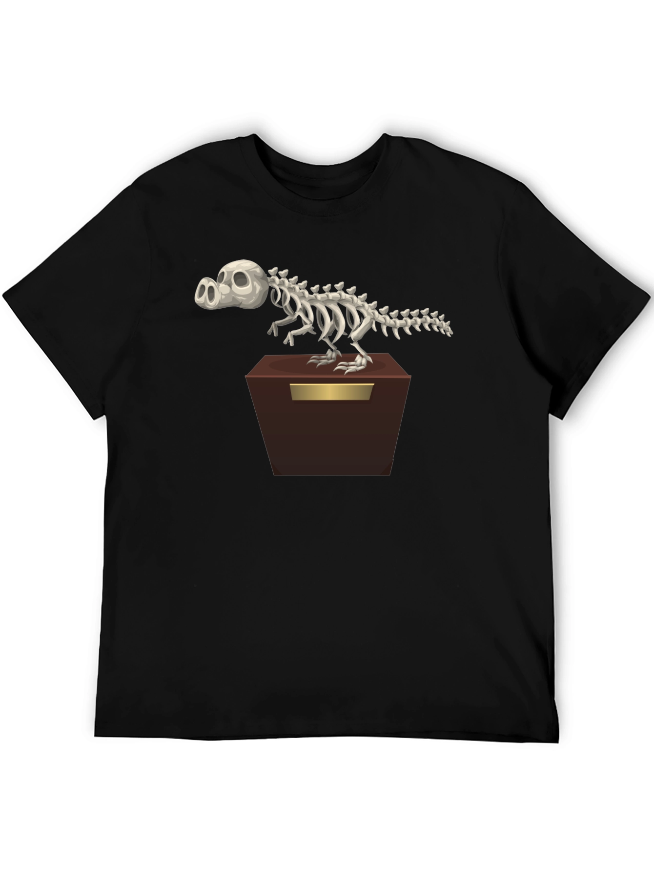 Cartoon Dino Skeleton T-Shirt