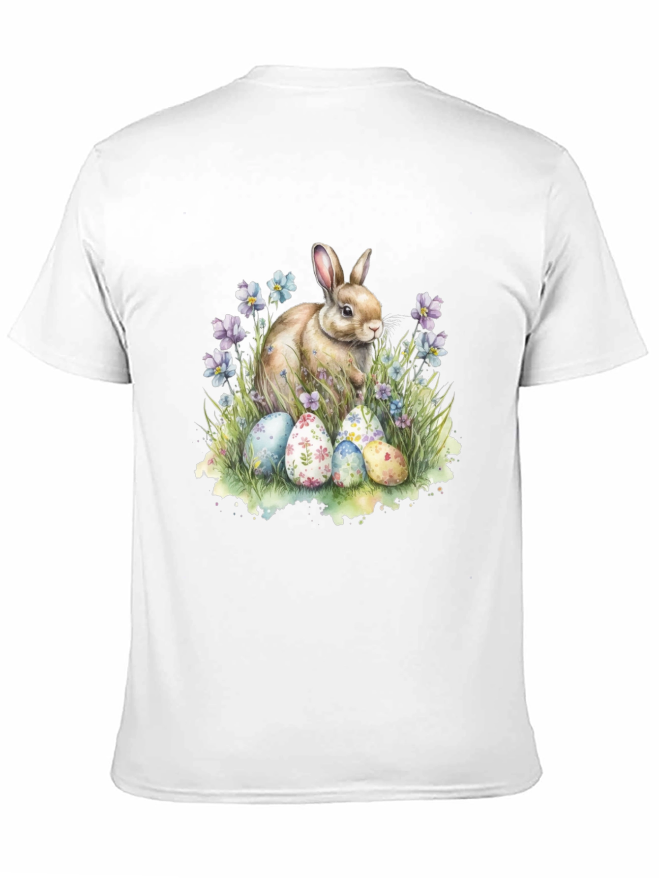 Easter Bunny & Eggs Graphic T-Shirt