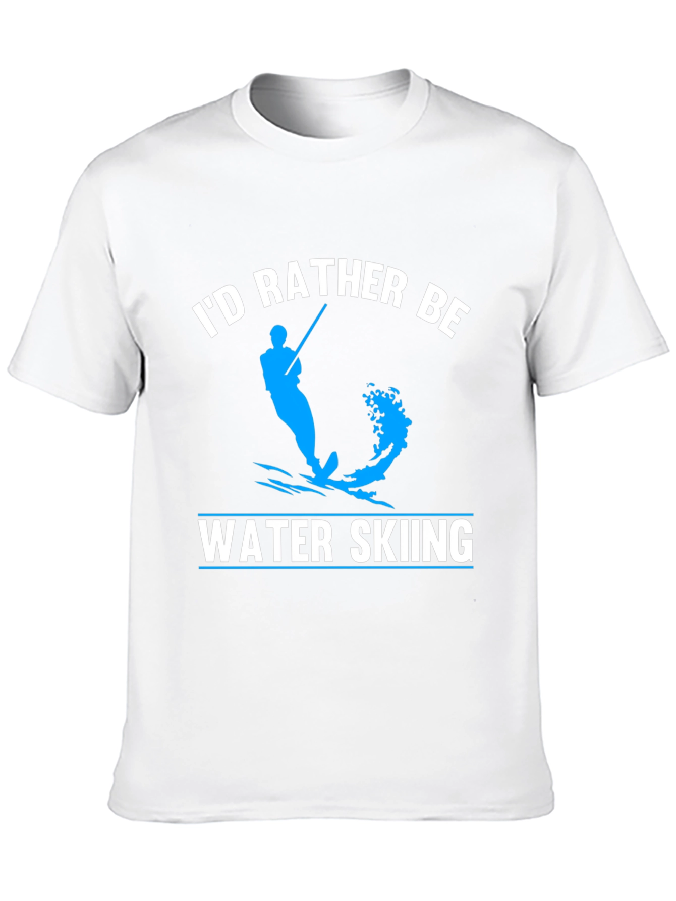 Id Rather Be Water Skiing Graphic T-Shirt