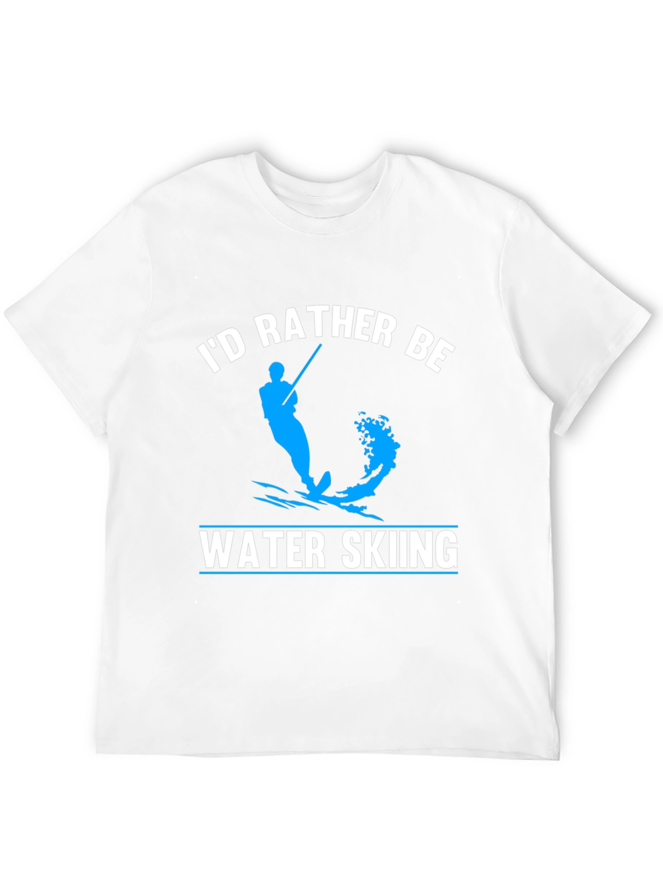 Id Rather Be Water Skiing Graphic T-Shirt
