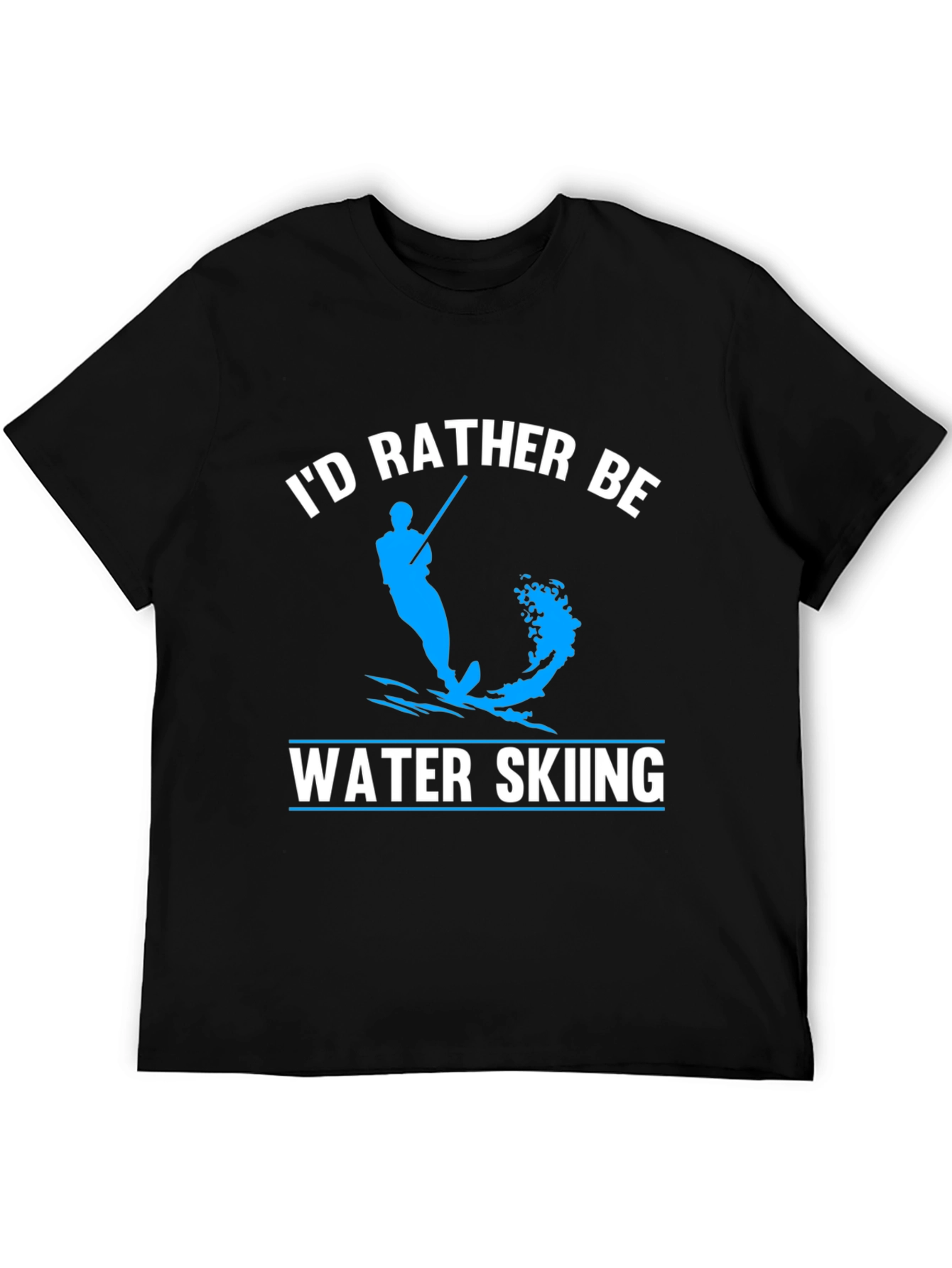 Id Rather Be Water Skiing Graphic T-Shirt