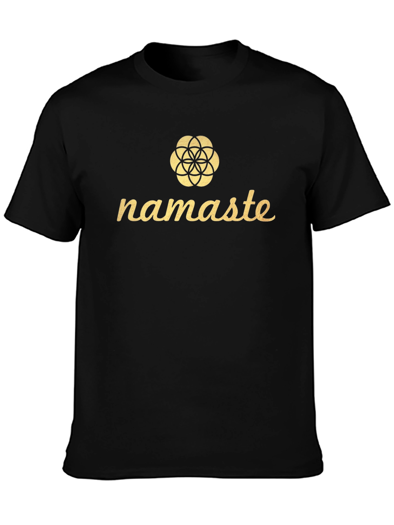 Namaste Yoga T-Shirt - Black