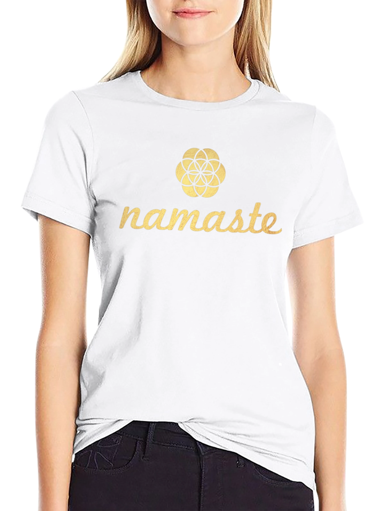 Namaste Yoga T-Shirt - Black
