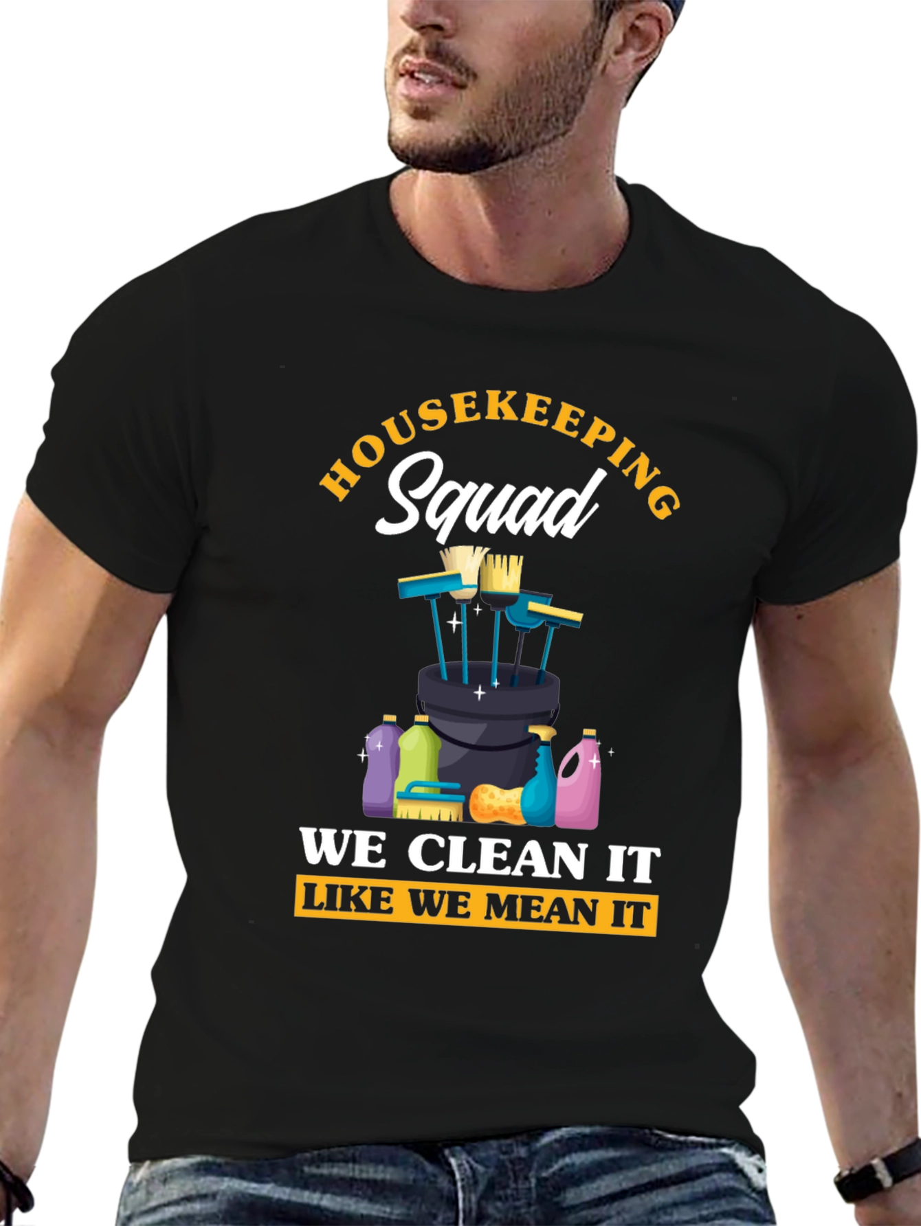 Housekeeping Squad Graphic T-Shirt