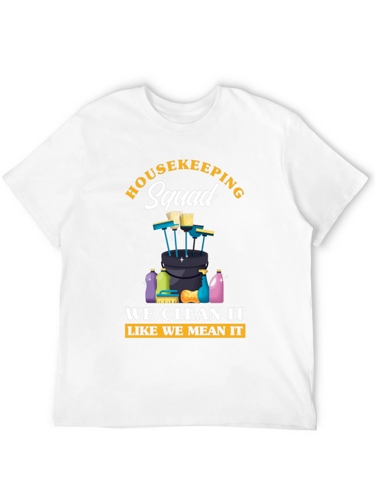 Housekeeping Squad Graphic T-Shirt