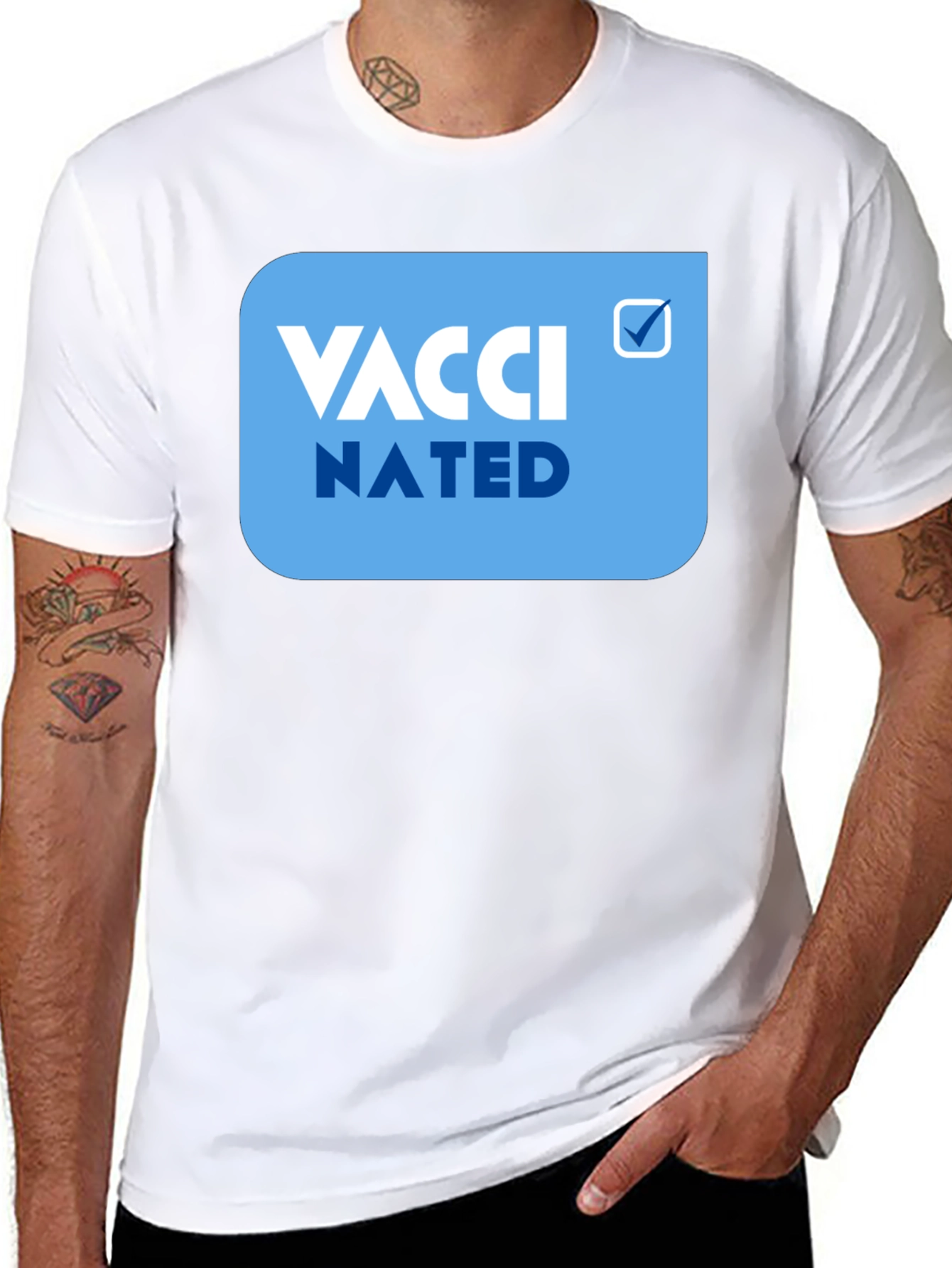 Vaccinated Tee - Statement T-Shirt