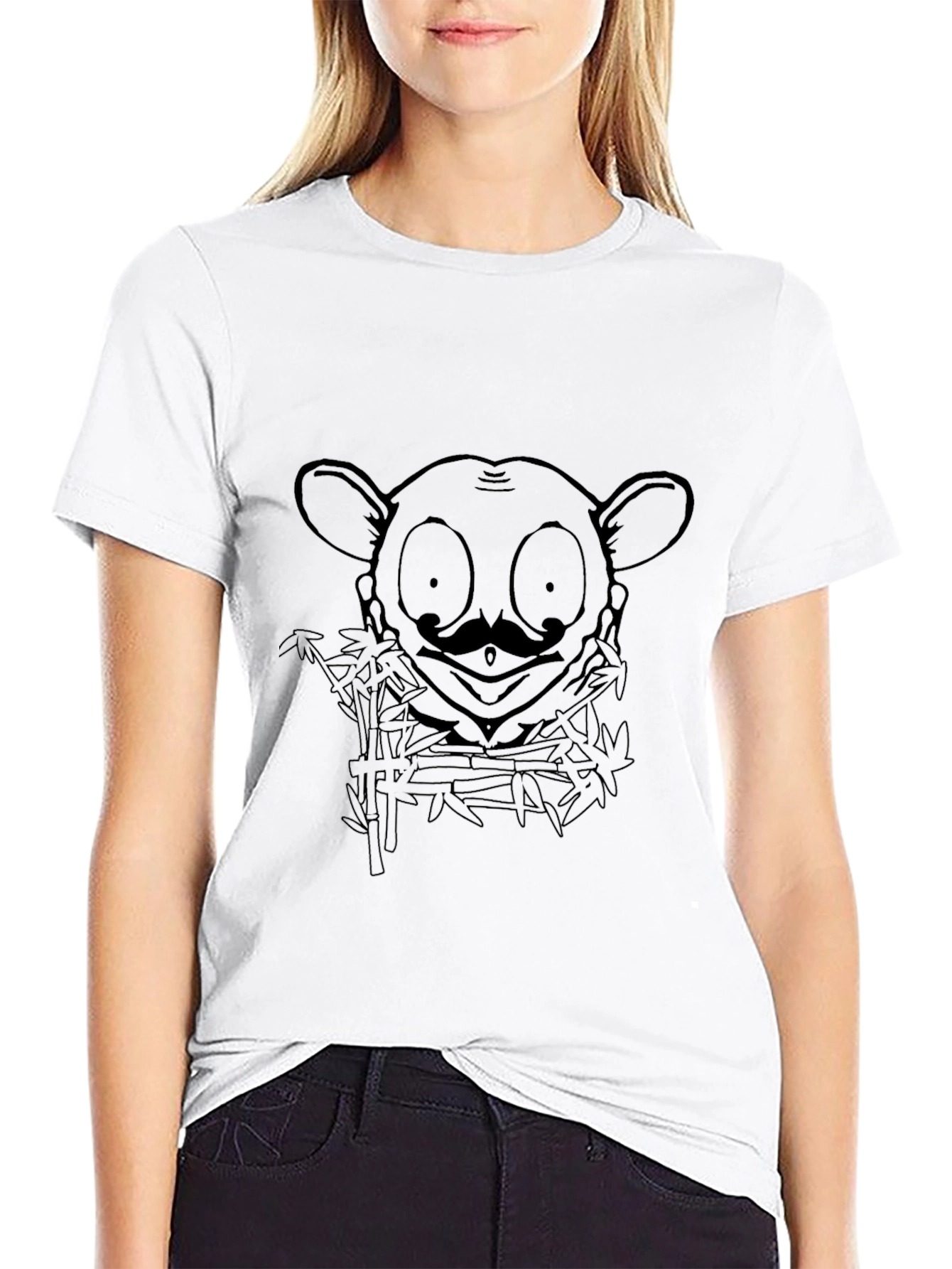 Lemur Design Black T-Shirt