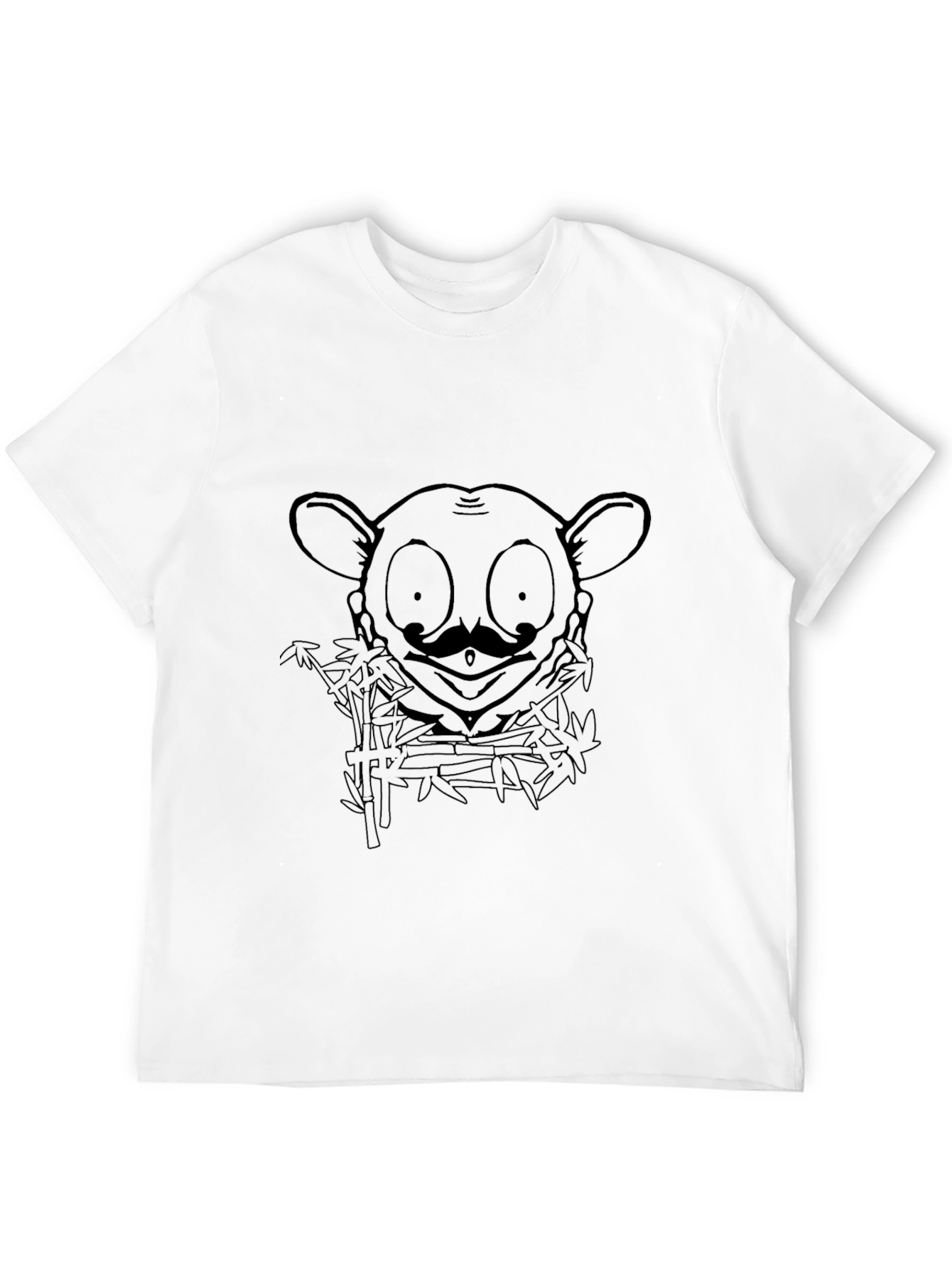 Lemur Design Black T-Shirt