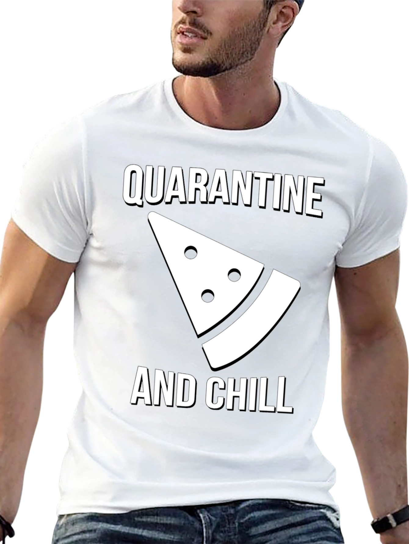 Quarantine and Chill Graphic Tee - Comfy Cotton T-Shirt