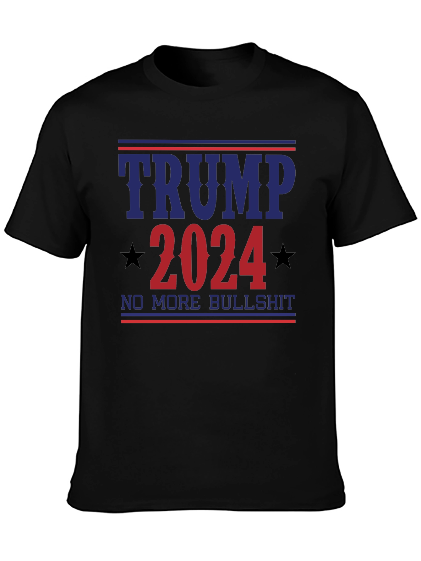 Trump 2024 Slogan Tee - No More Bullshit