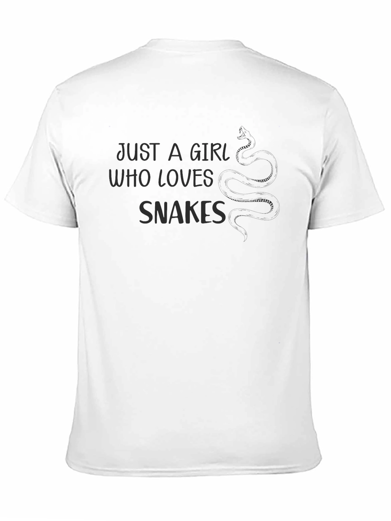 Just a Girl Who Loves Snakes T-Shirt
