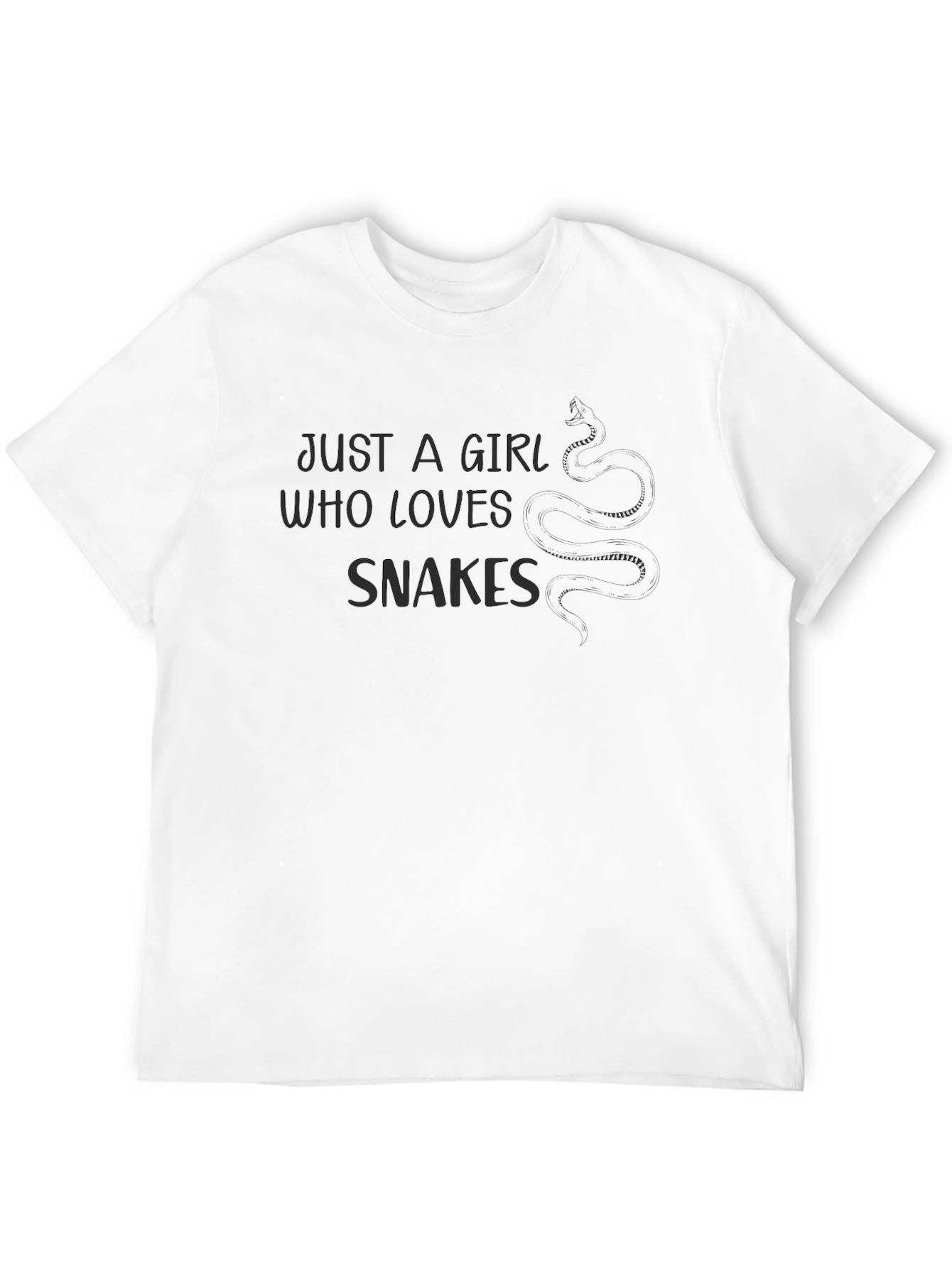 Just a Girl Who Loves Snakes T-Shirt