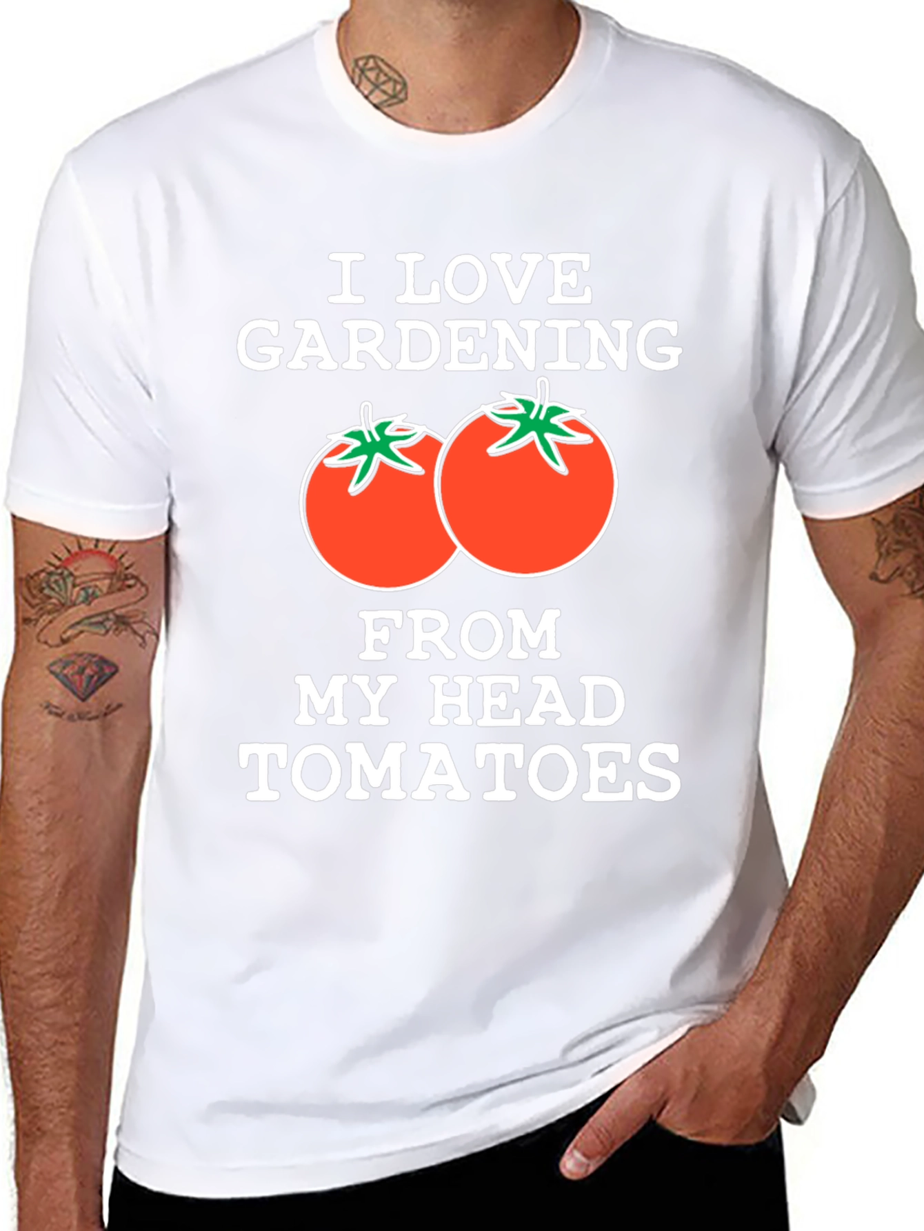 Gardening Tomato Graphic T-Shirt