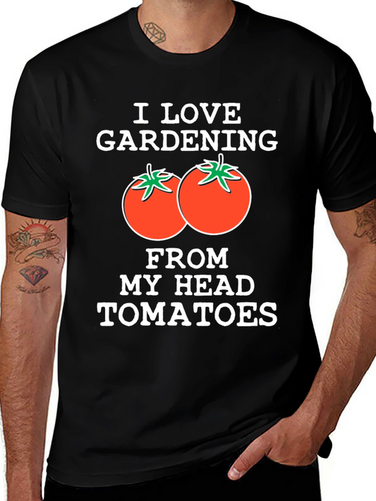 Gardening Tomato Graphic T-Shirt