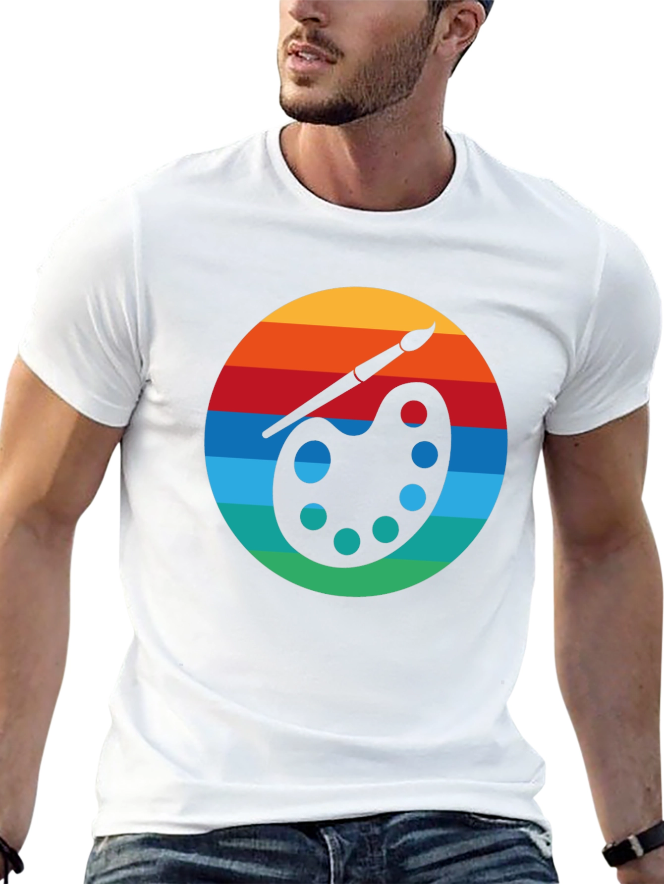 Retro Artist Palette Graphic Tee
